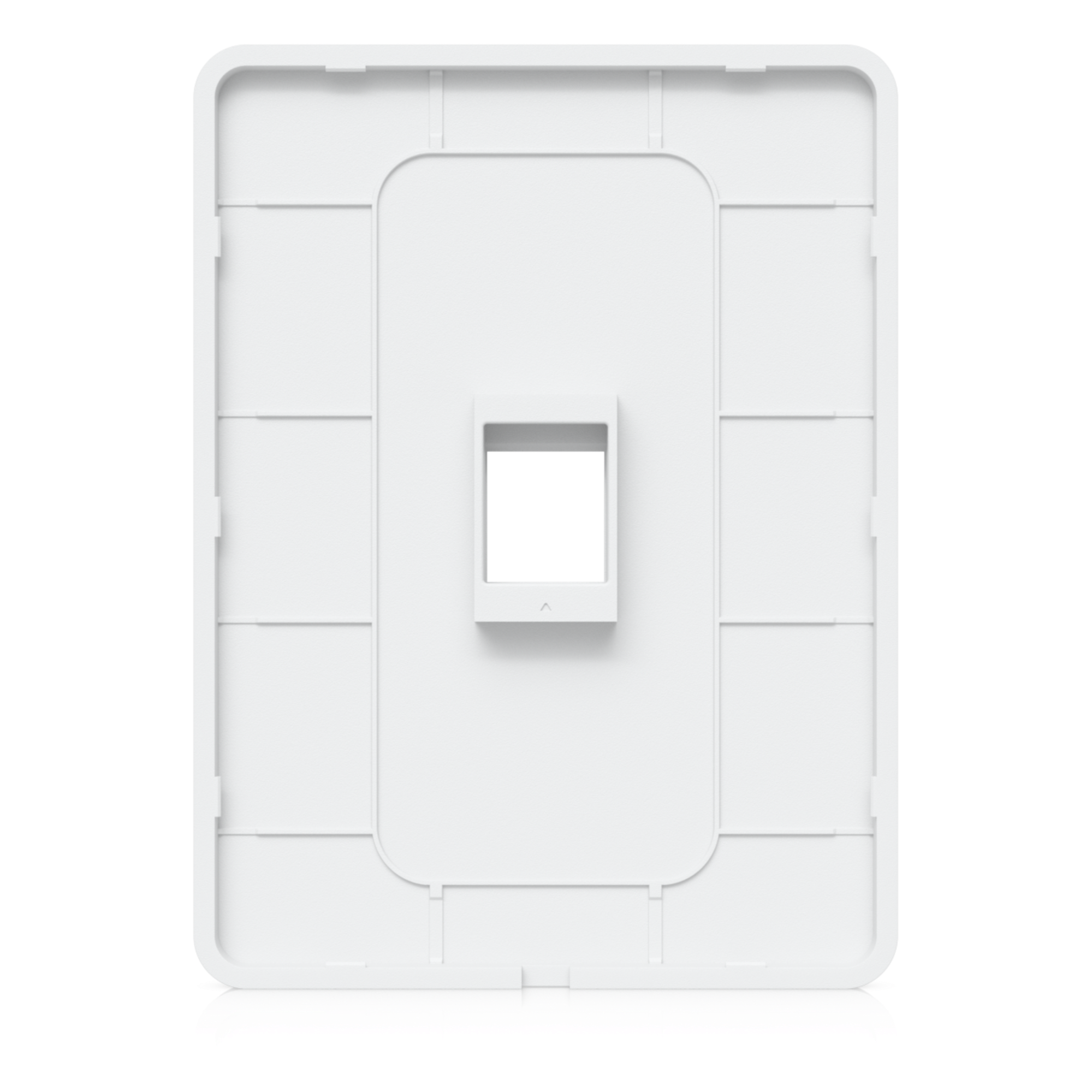 Placa Keystone / 1 Puerto / Superficie Pintable / Montaje Vertical / 4 Piezas / Policarbonato y Acero SGCC