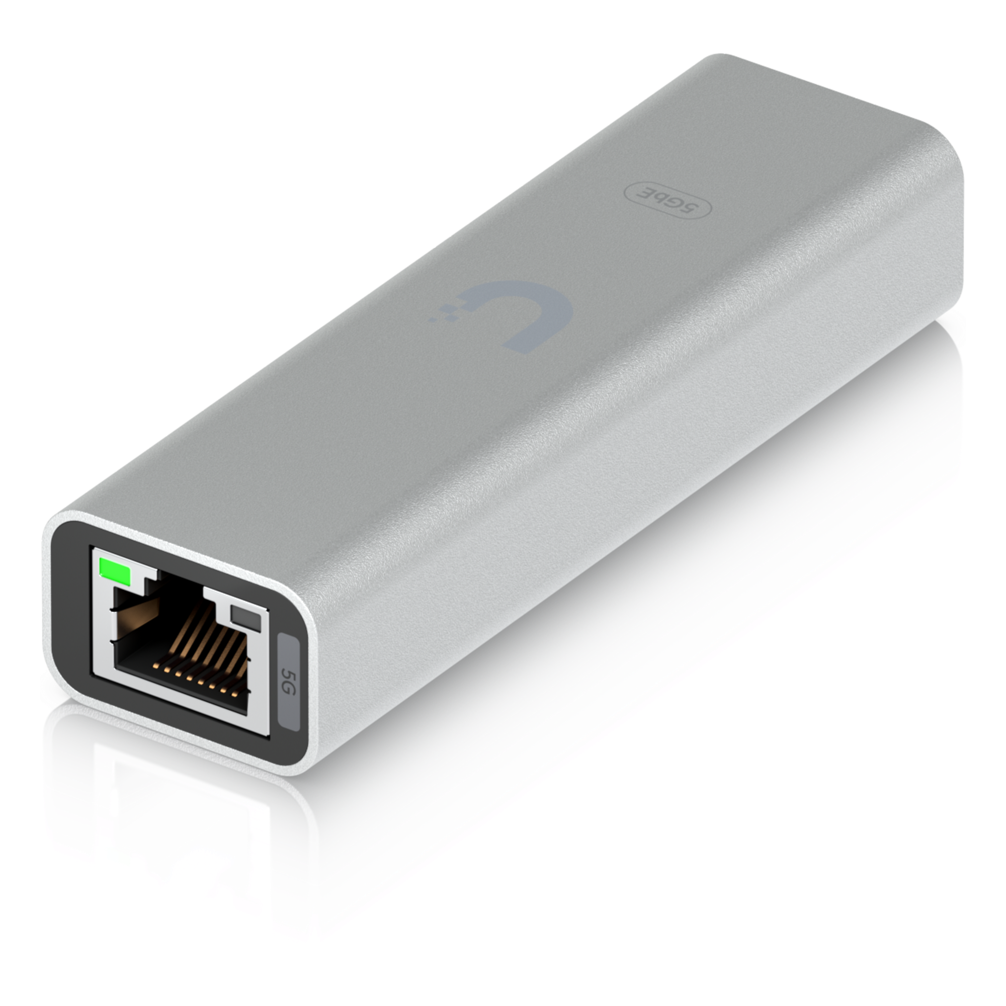 Adaptador USB-C a Ethernet / 5 GbE RJ45 / Indicador de Actividad LAN / Compatible con Mac, Windows y Linux / Construcción en Aluminio y Policarbonato / 38 g (1.3 oz)