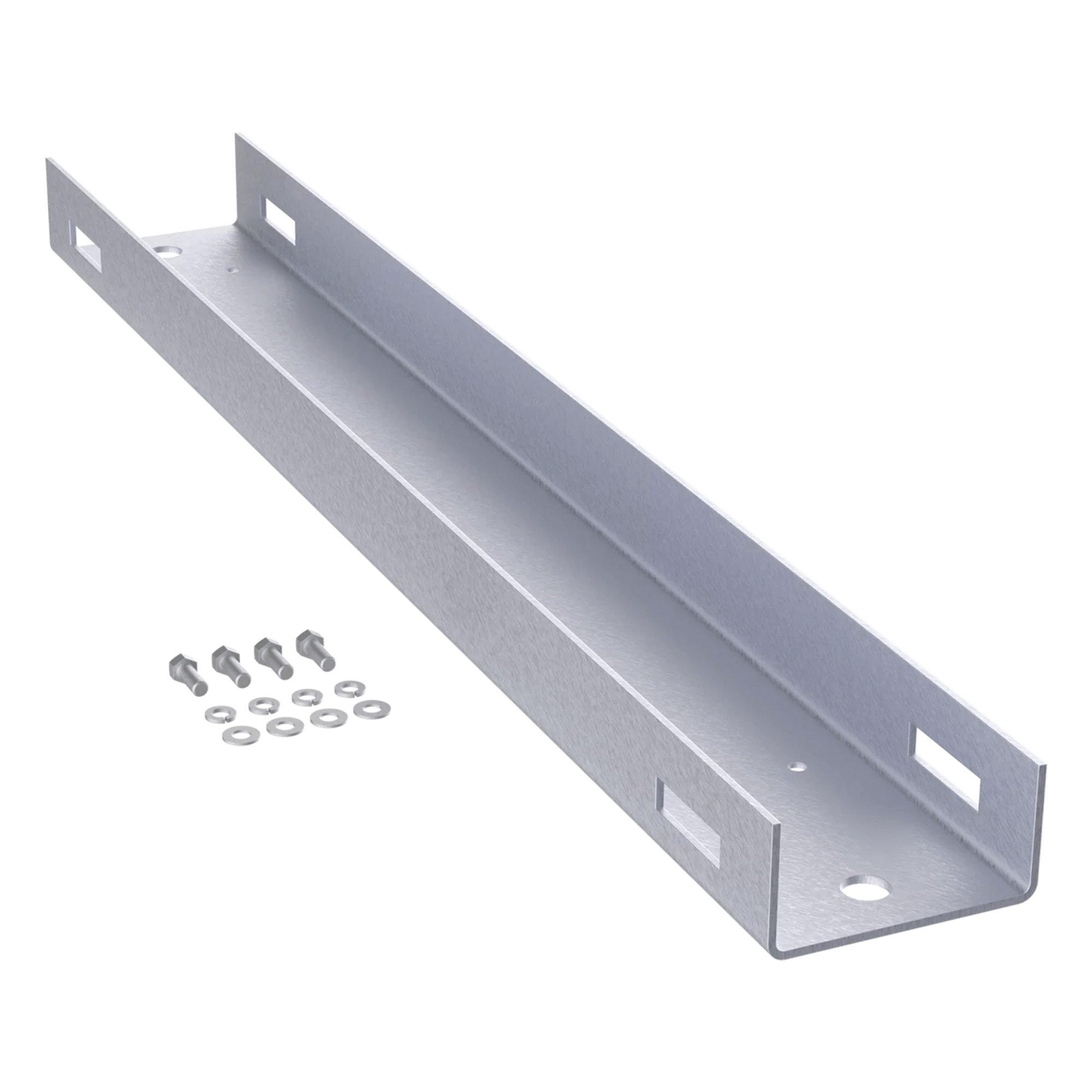Montaje de Poste / 900 mm (18 UR) / Aluminio / RAL 9005 / 19 in / 2.95 ft de alto — HOFFMAN · SKU EPMC9