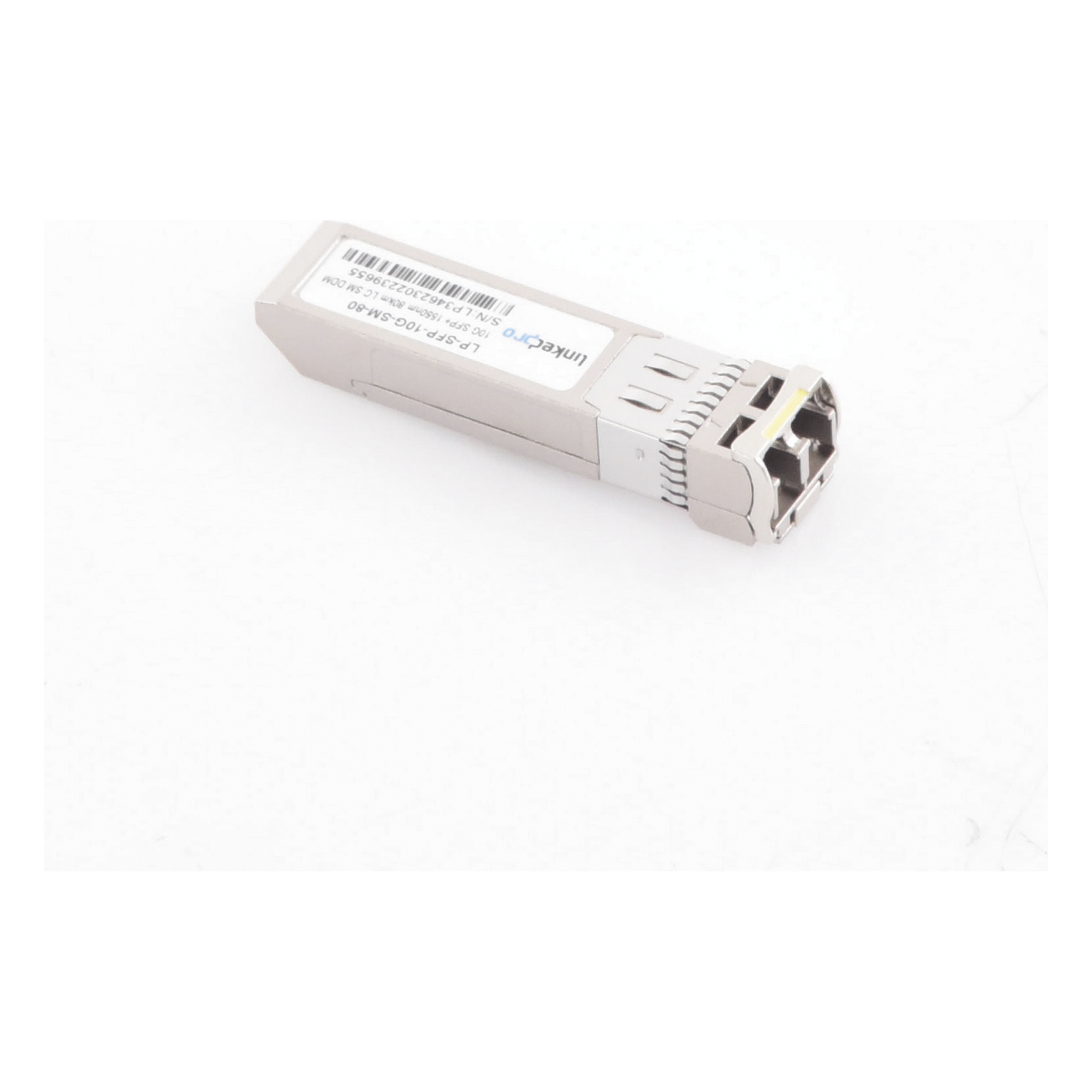 Transceptor SFP+ / 10 Gbps / Monomodo 1550 nm / Alcance 80 km (49.7 mi) / LC/UPC Dúplex / DDM / Hot-Pluggable
