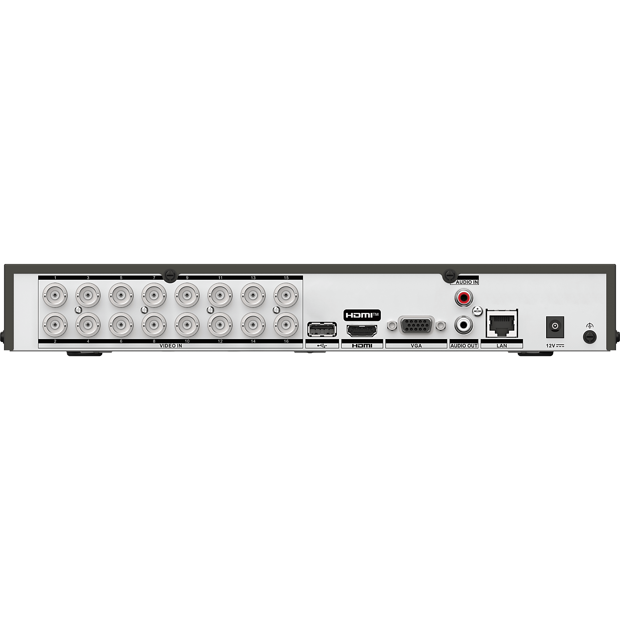 DVR Pentahíbrido / 16 Canales TurboHD 4K + 32 Canales IP / AcuSearch / Protección Perimetral IA / 20 TB / HDMI 4K / H.265+