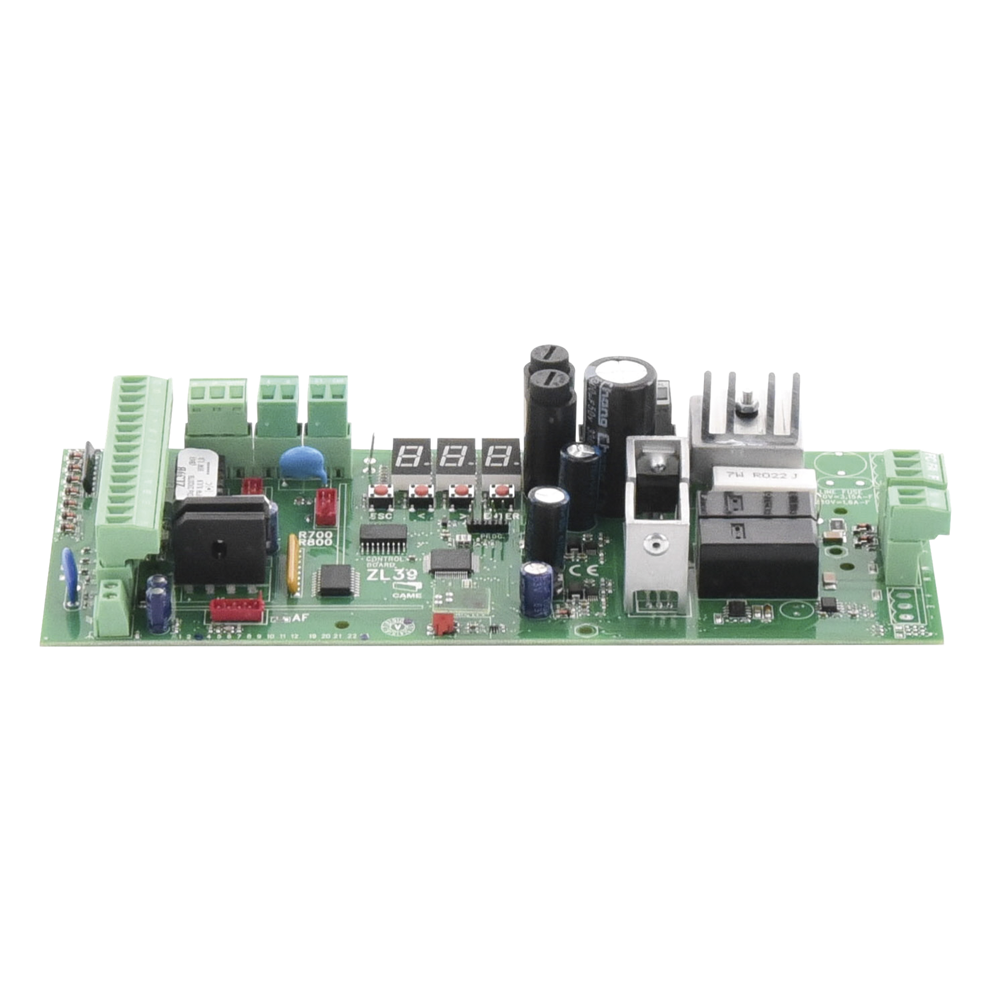 Tarjeta de Control / Barreras Automáticas / 120-230V AC / Reemplazo ZL38 / Protección Térmica / RG58 Integrado — CAME · SKU 88003-0124