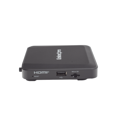 Decodificador Android TV / 4Kp60 HDR / Wi-Fi Dual Banda / Bluetooth 5.0 / HDMI 2.1 / 2 GB RAM 16 GB Almacenamiento