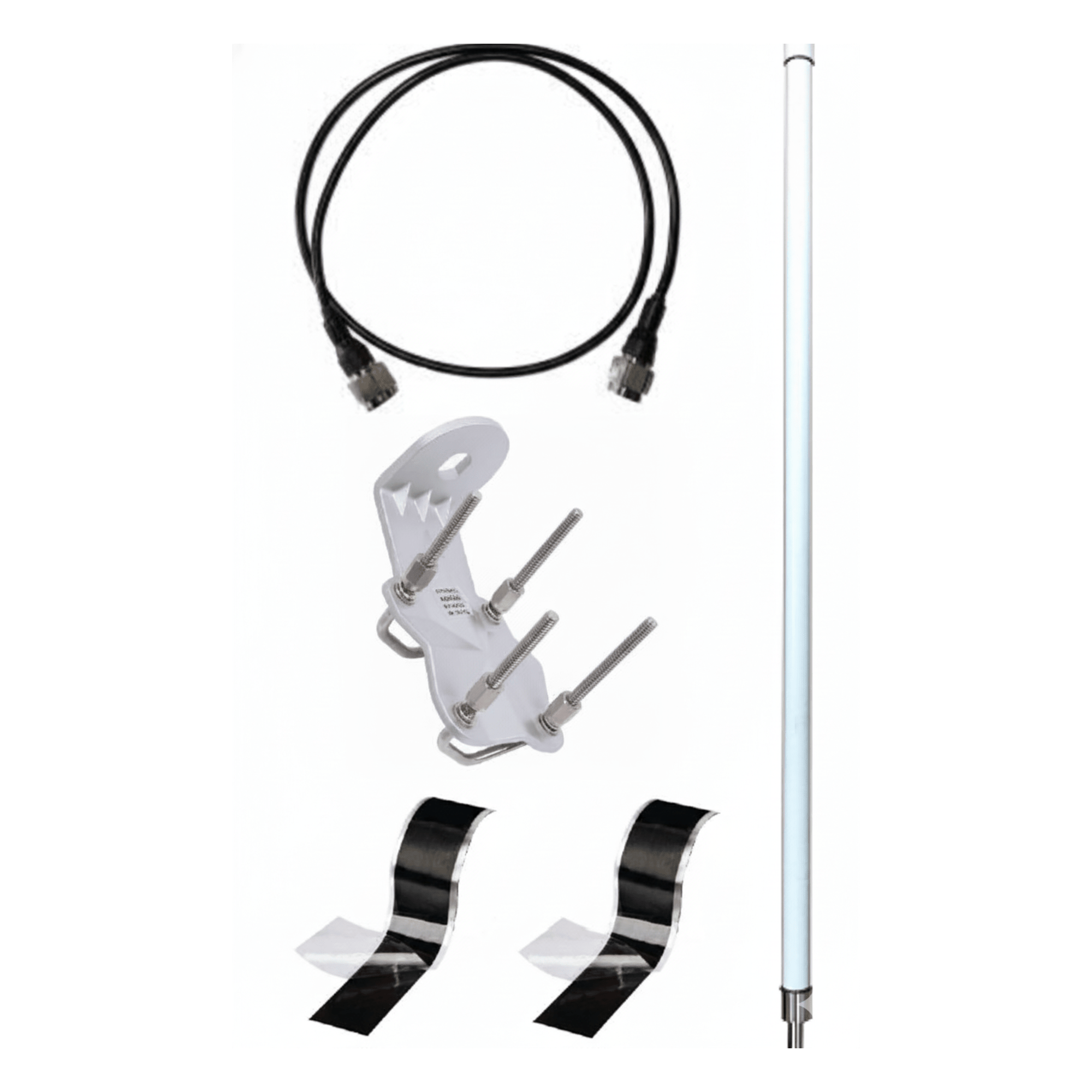 Antena LoRa Exterior Omnidireccional / 5.5 dBi / Frecuencia 860-930 MHz / IP67 / Resistencia al Viento 200 km/h / Kit de Montaje en Poste — KERLINK · SKU ACC-IOT-KAN09-01
