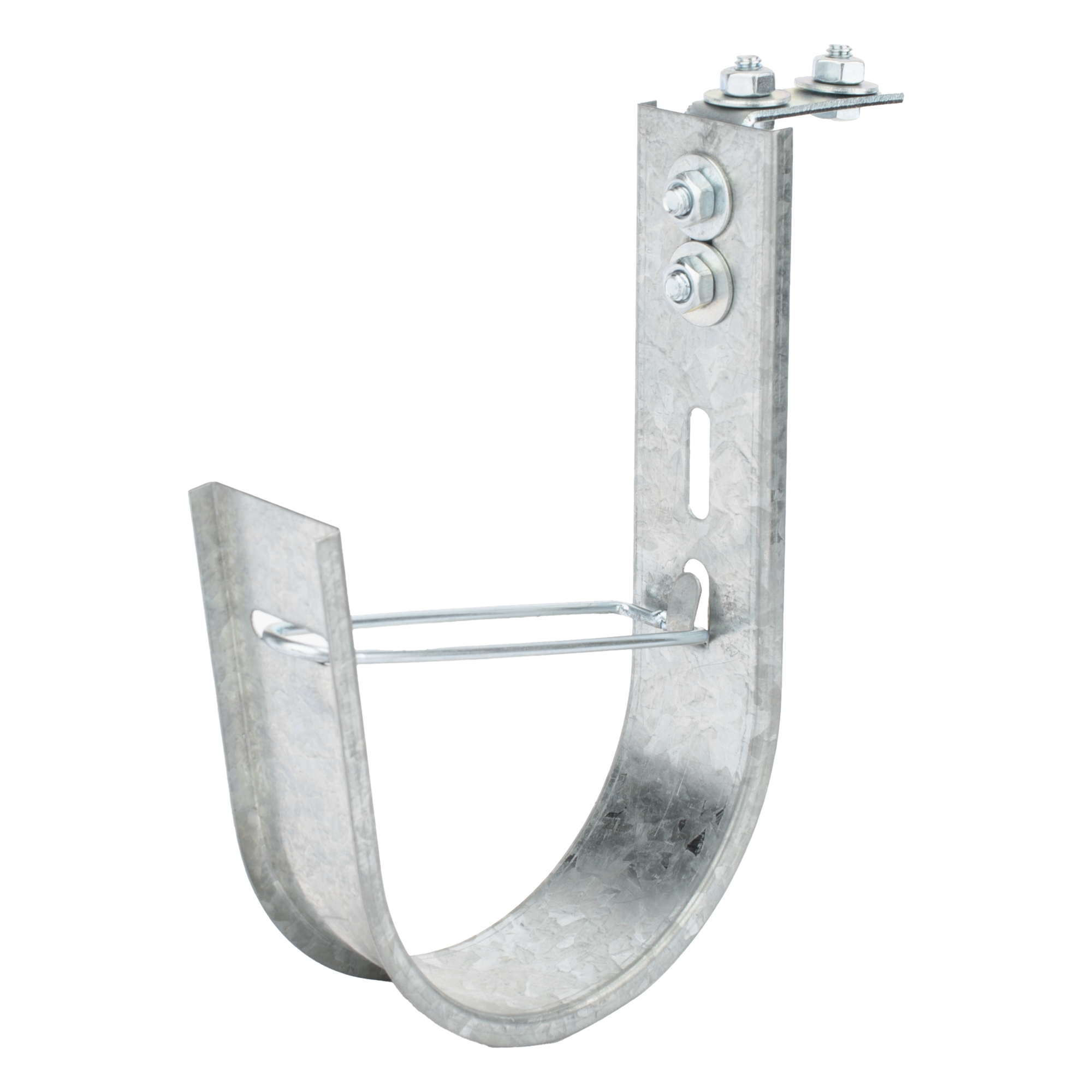 Gancho J-Hook para Cableado Estructurado / Capacidad 115 Cables Cat6 / Acero al Carbón / Fijación con Tornillería Incluida / Interior — CHAROFIL · SKU CH-J100-EZ