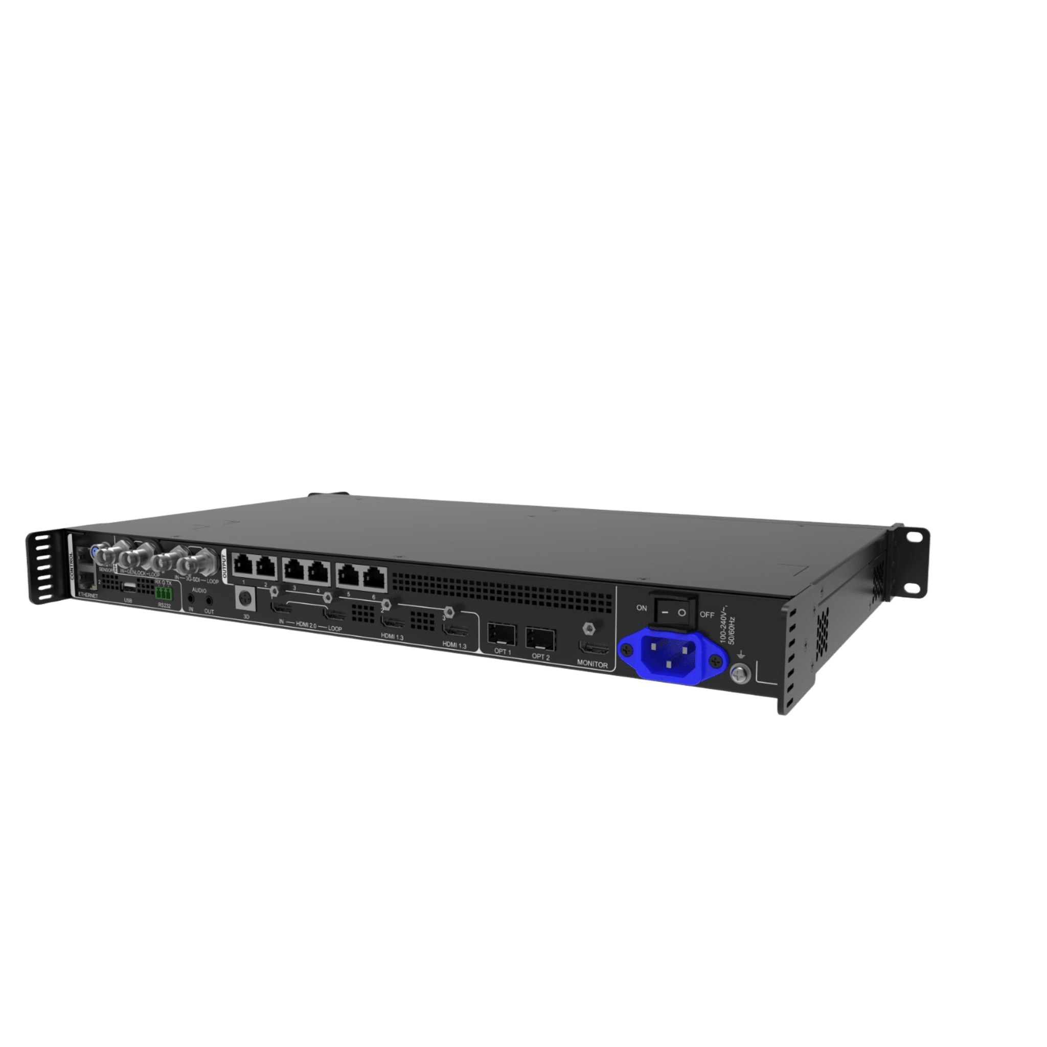 Controlador All-in-One / 3.9 Millones de Píxeles / 6 Puertos Ethernet Gigabit / 4K×2K@60Hz / 6 Capas SuperView III / Fibra Óptica 10G / 256 Presets