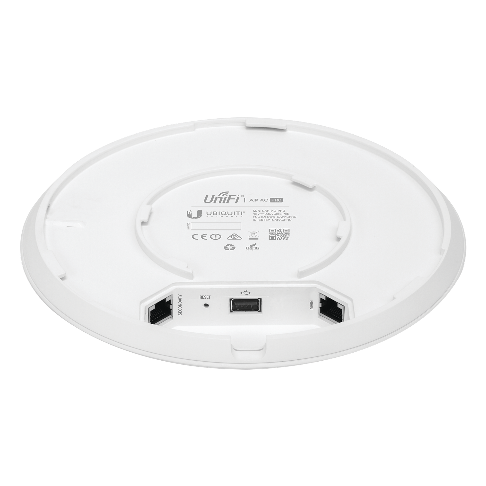 Access Point Wi-Fi 5 / 1.3 Gbps / MIMO 3x3 / Cobertura 140 m² (1,500 ft²) / 250+ Clientes / PoE / Montaje Techo-Pared
