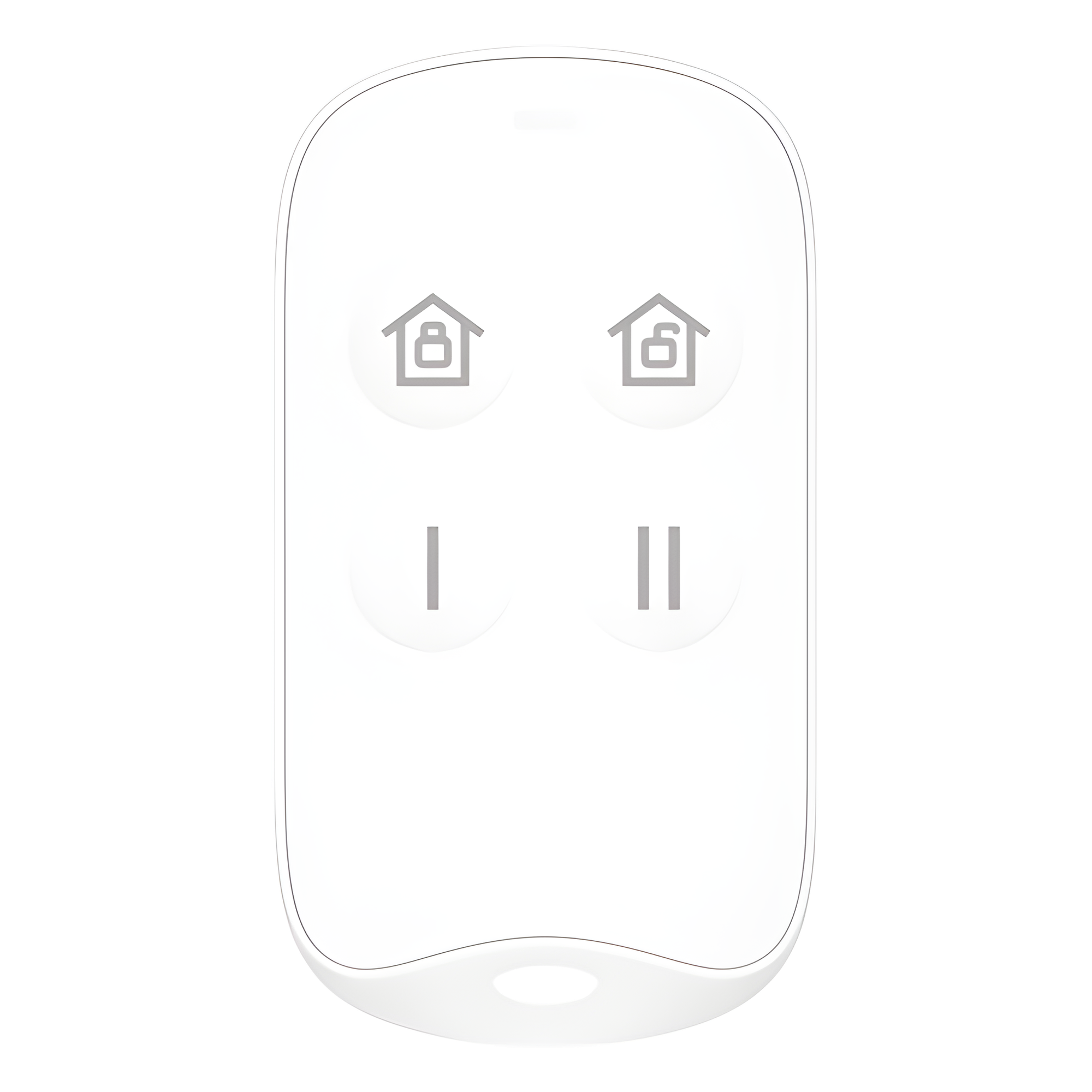 Control Remoto Inalámbrico / Botones Programables / RF 433 MHz con Salto de Frecuencia / Batería CR2032 2 Años / Ultra Compacto 15 g / -10°C a 55°C — HIKVISION · SKU DS-PKF201-WB