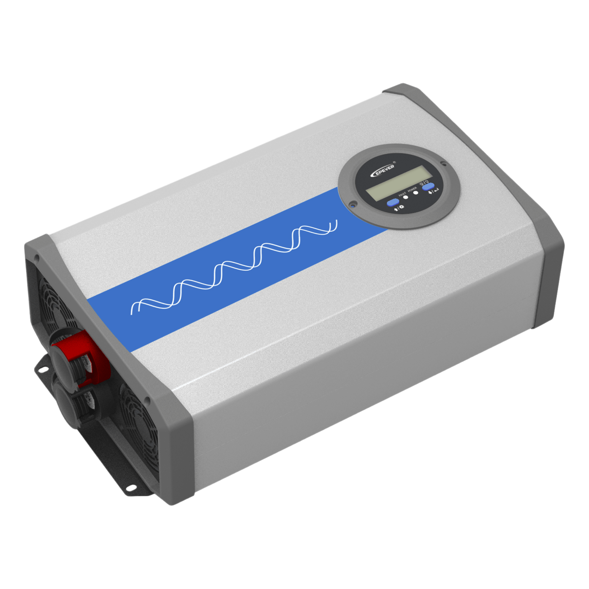 Inversor de Onda Senoidal Pura / 1500 W / Entrada 12 VDC / Salida 120 VAC / Compatible con Baterías de Litio — EPEVER · SKU IP1500-11PLUS