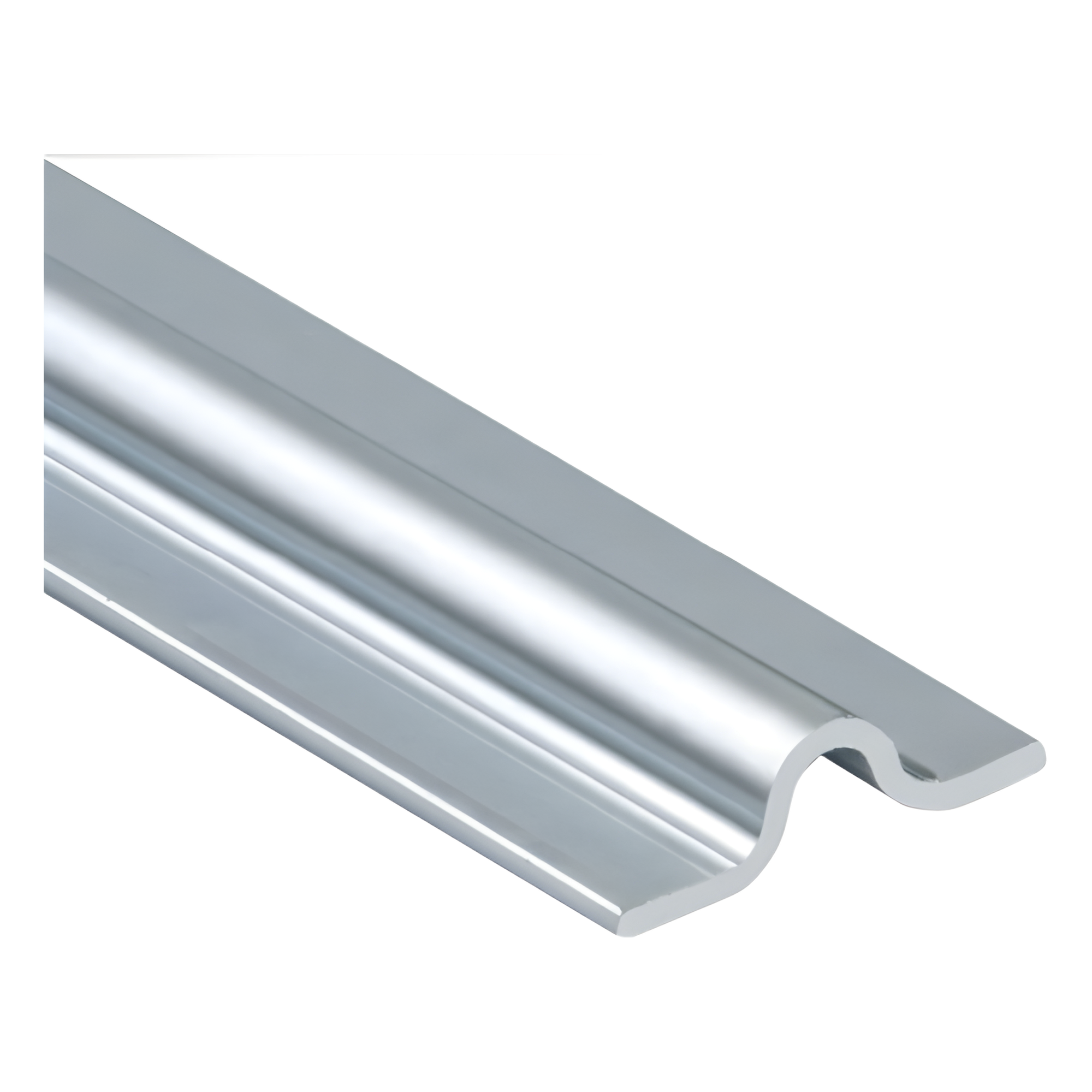 Guía de Piso Sobrepuesta / Acero Galvanizado / 3 m (9.84 ft) / 1.55 kg/m / Puertas Corredizas Industriales — COMUNELLO · SKU 1020-1505-001