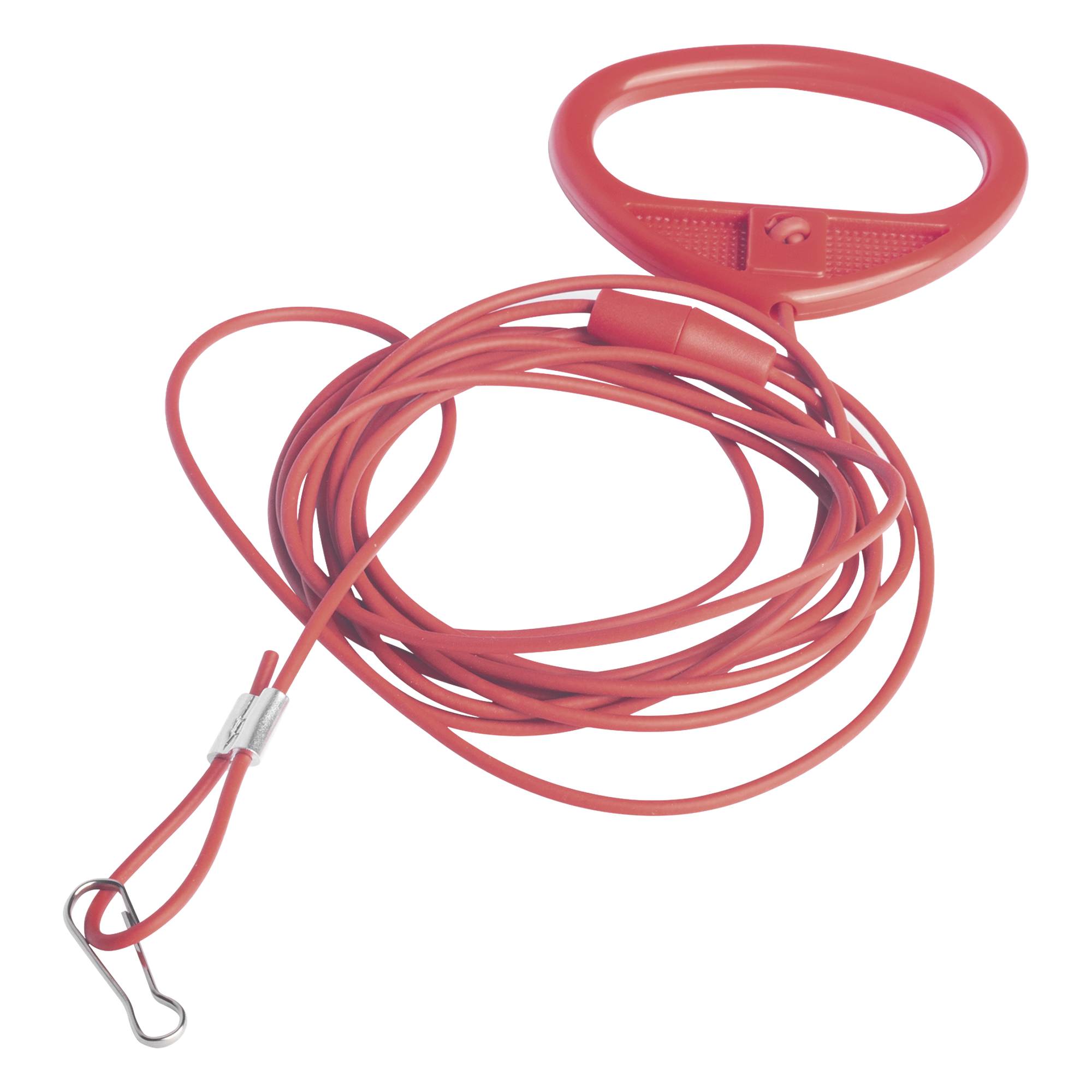 Tirador de Emergencia para Baño Hospitalario / Cordón Antibacteriano 2 m (6.6 ft) / Broche Antiestrangulamiento / Activación Desde el Suelo — IBERNEX · SKU NX0073