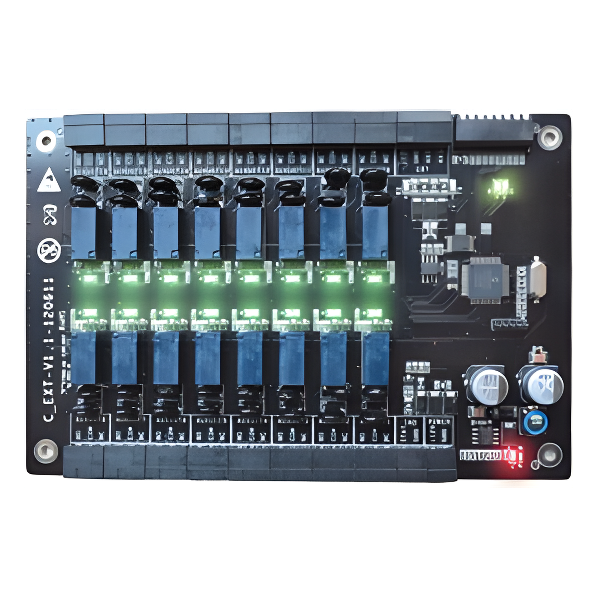Expansor de Relevadores / 16 Canales / RS-485 / UTP Cat5 / 12VCC / 58 Relevadores Máx / 4.2 x 6.3 x 0.5 in — ZKTECO - AccessPRO · SKU EX-16