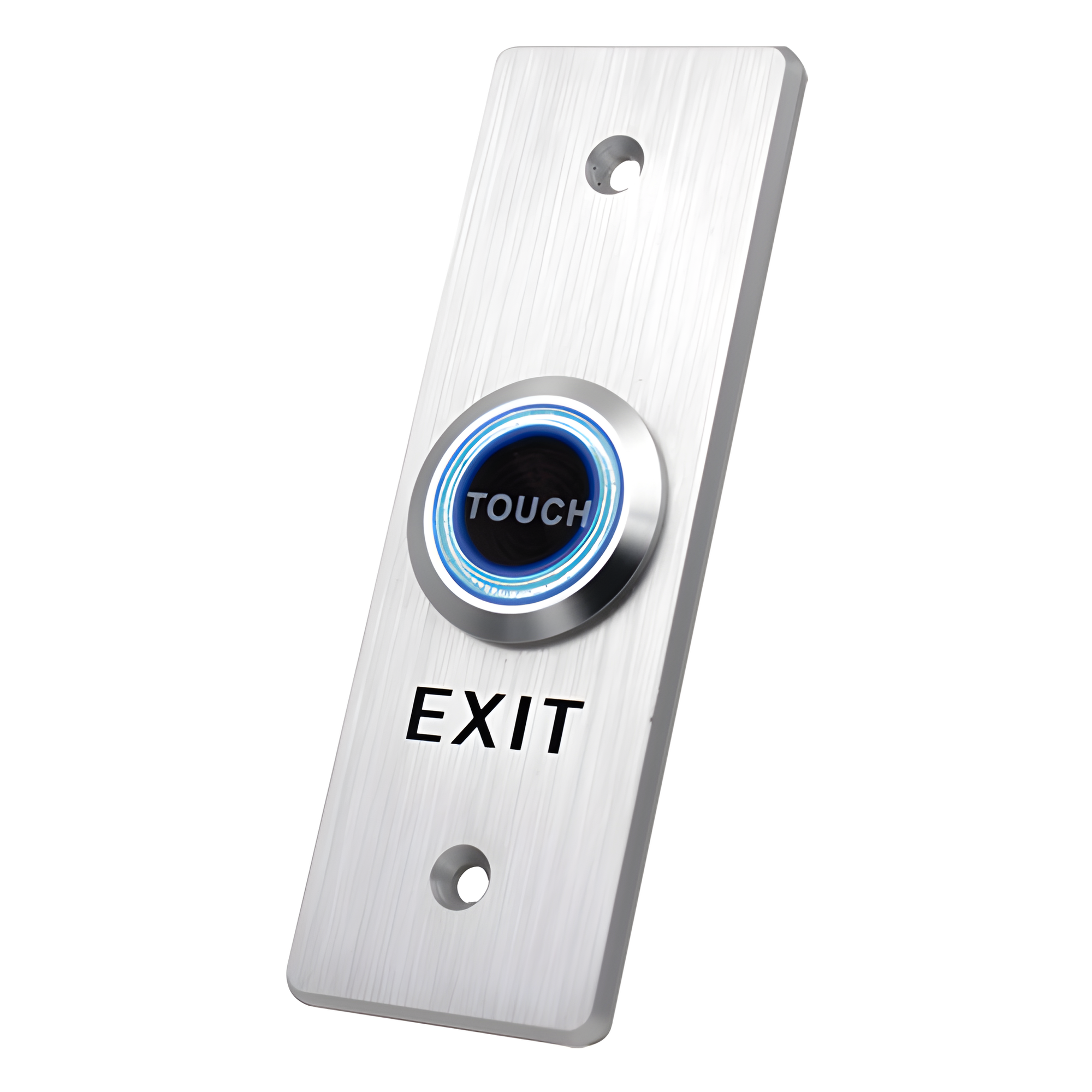 Botón de Salida / Perfil Delgado / Contacto NO/COM/NC / Táctil / Aluminio / 24VCC 3A — ACCESSPRO · SKU ACCESS840