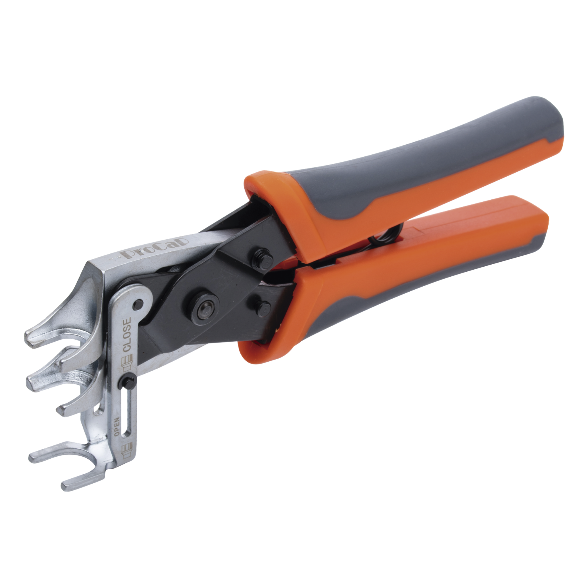 Pinza Profesional / Acero Inoxidable / 275 g / Asa Antideslizante / CaP System — TELECOM SECURITY · SKU PROCAP