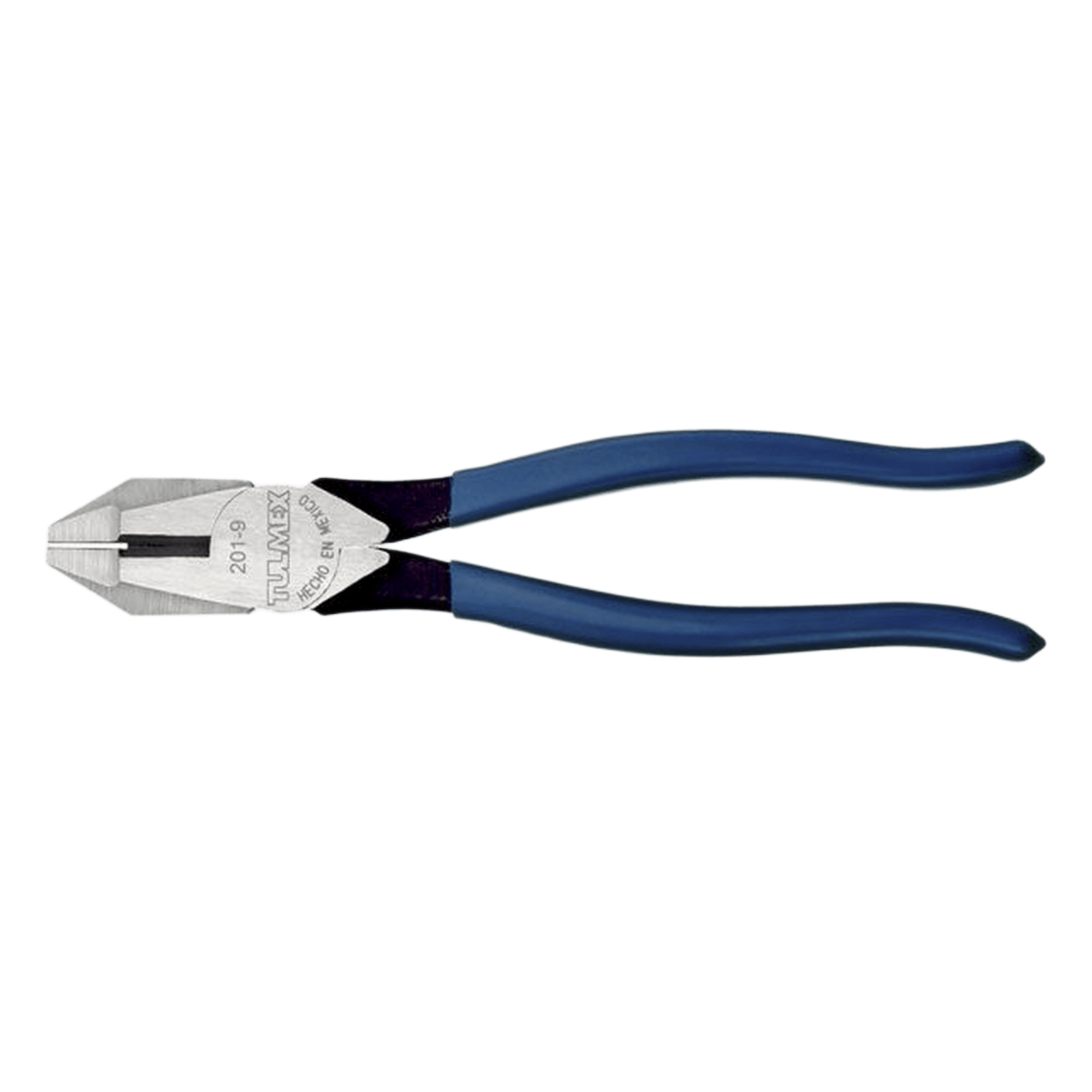 Pinza de Electricista / 9 Pulgadas / Mordazas Moleteadas / Cuchillas Templadas / Mango Ergonómico / 0.532 kg — TULMEX · SKU 201-9