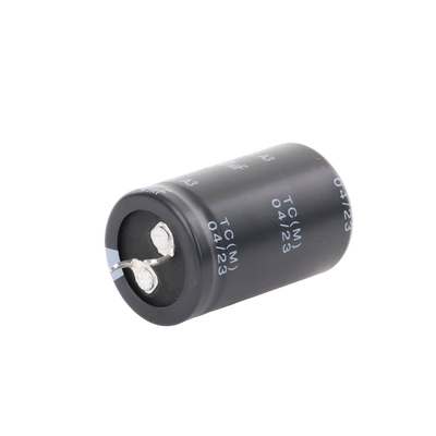 Capacitor Electrolítico de Aluminio, Radial de 470 µFd, 250 Vcc, 105 °C, 25 x 40 mm.
