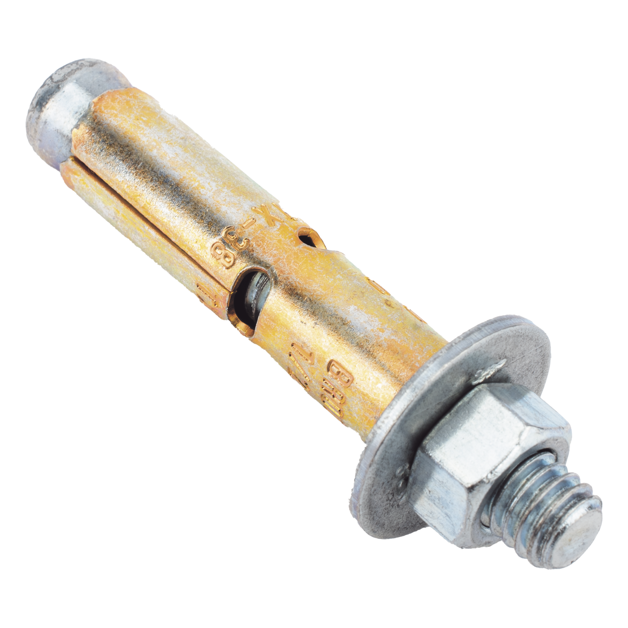 Taquete de Expansión / Cuerda 3/8" (10 mm) / Largo 3" (76 mm) / Carga a Tensión 700 kg / Carga Cortante 490 kg / Broca 1/2" (13 mm) — ANCLO · SKU ANC-TX-38-300