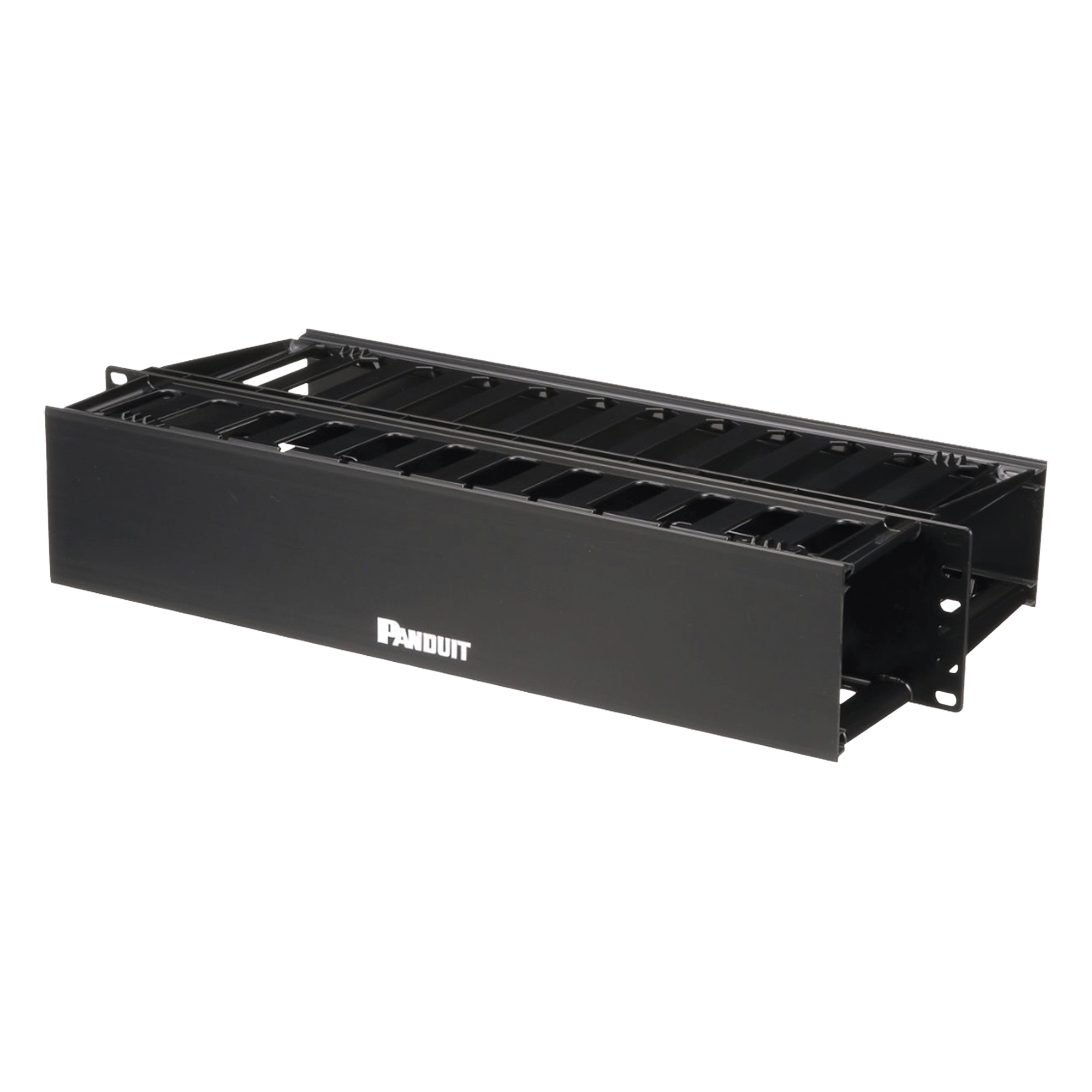 Organizador de Cables Horizontal / Doble Frontal y Posterior / 2UR / 19in / ABS — PANDUIT · SKU WMP1E