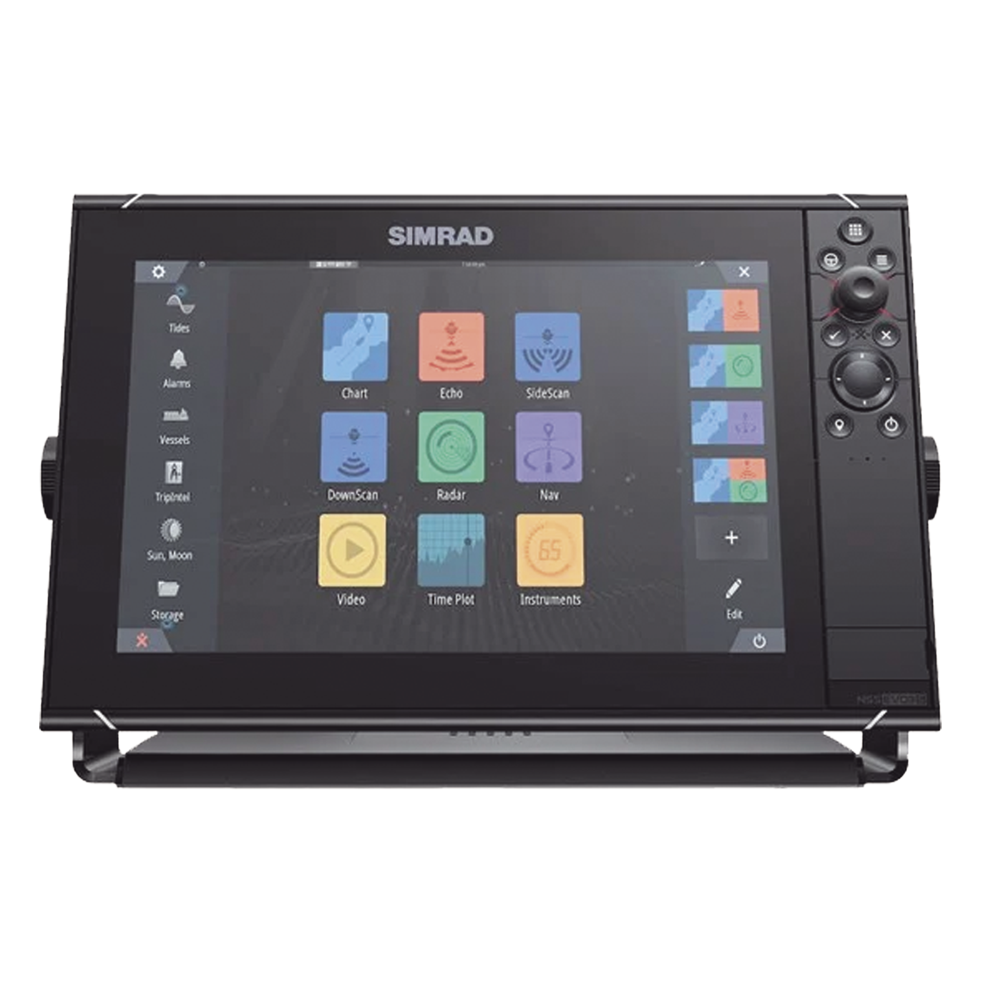 Pantalla Náutica / 12 Pulgadas SolarMAX IPS / Procesador iMX 8 / Ecosonda CHIRP 1 kW / Wi-Fi iOS y Android / Cartografía C-MAP Preinstalada