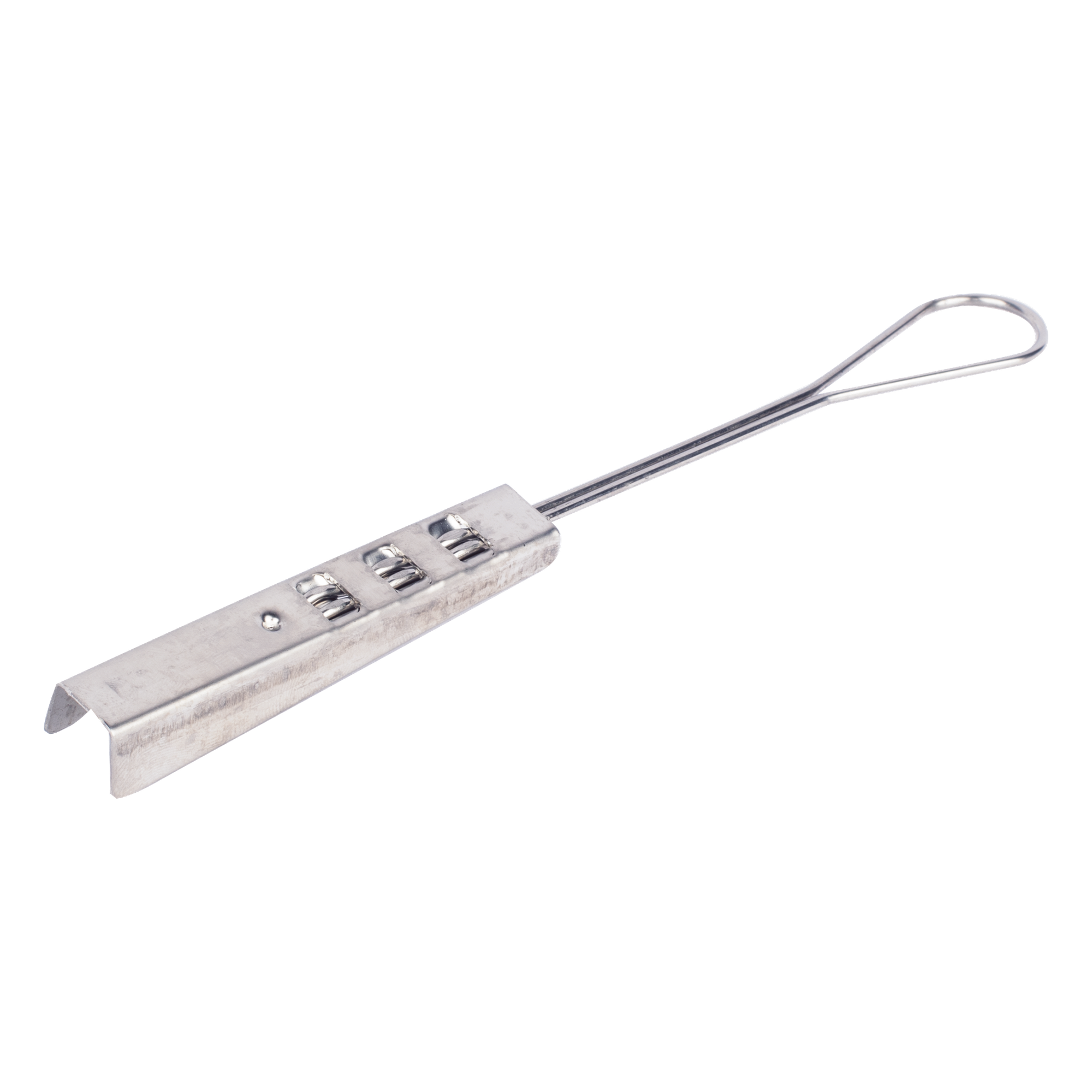 Remate Tipo Grapa / Acero Inoxidable / Tensión >600N / Sin Herramientas / Cable Drop Plano