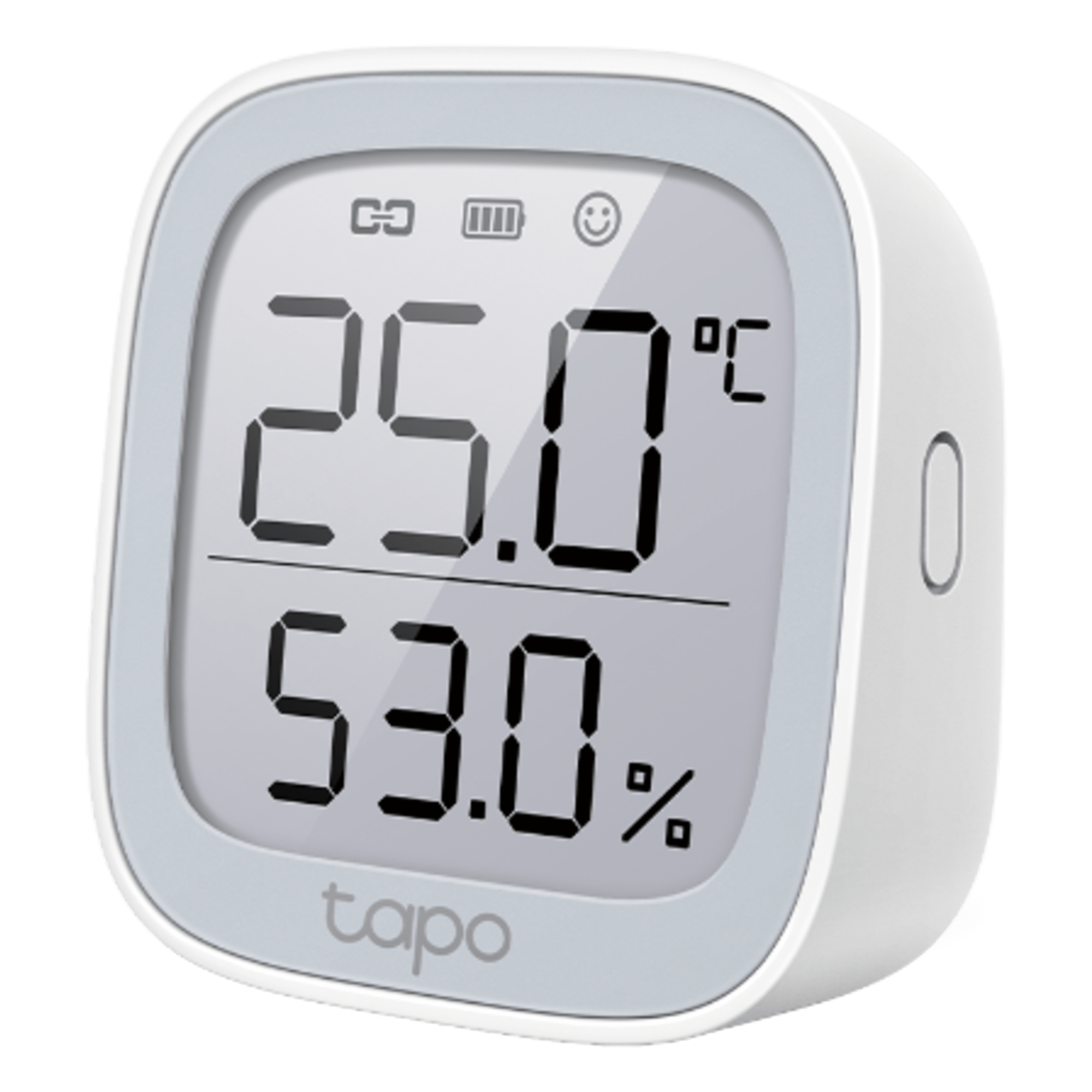 Monitor Inteligente de Temperatura y Humedad / Pantalla E-Ink 2.7" / Sensor Suizo ±0.3°C / Automatización Smart Home / Frecuencia 868-922 MHz — TP-LINK · SKU TAPO-T315