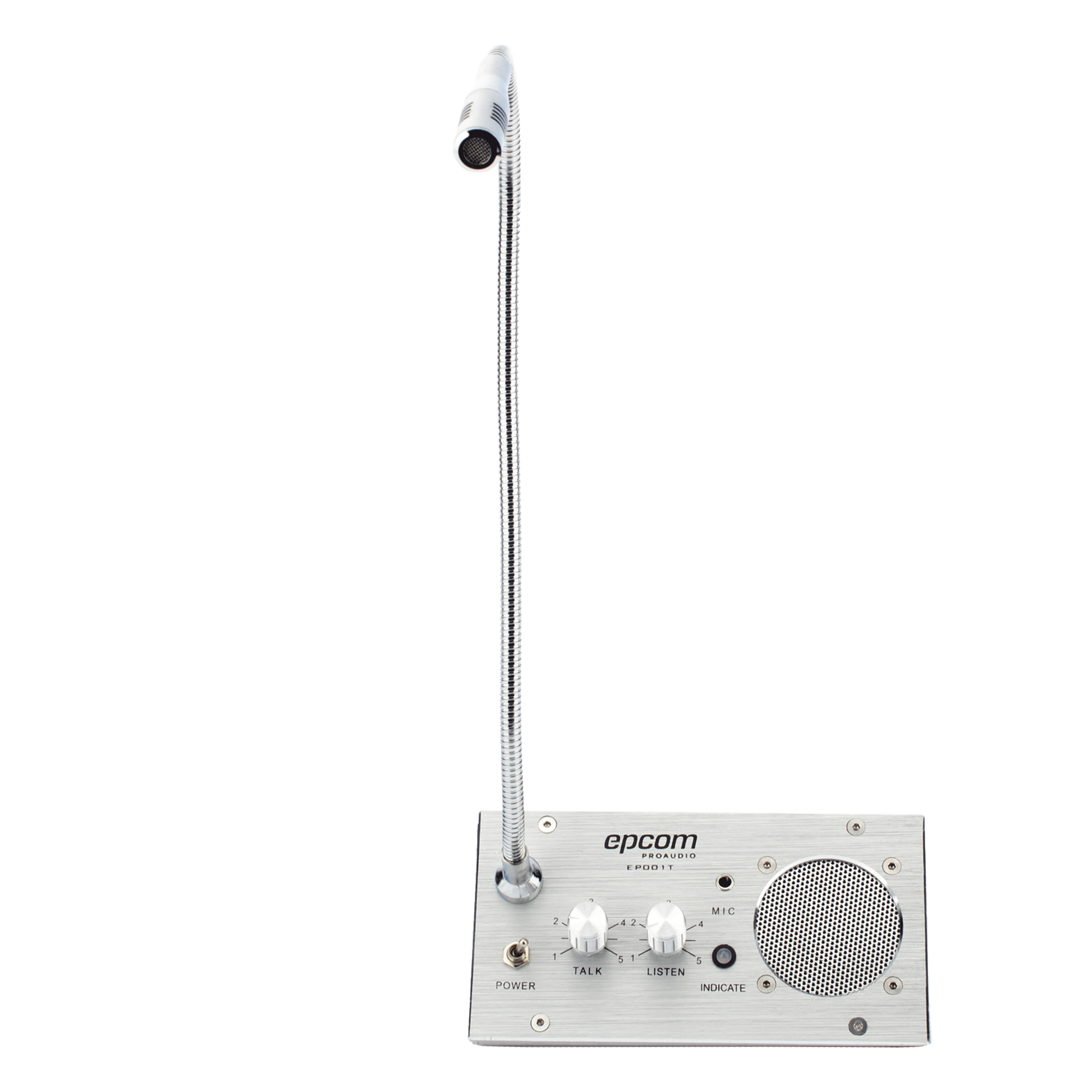 Sistema de Intercomunicación | Ideal para Ventanillas | Audio de voz de dos vías | 12V/1A 2W | Micrófono Interior + Micrófono Exterior