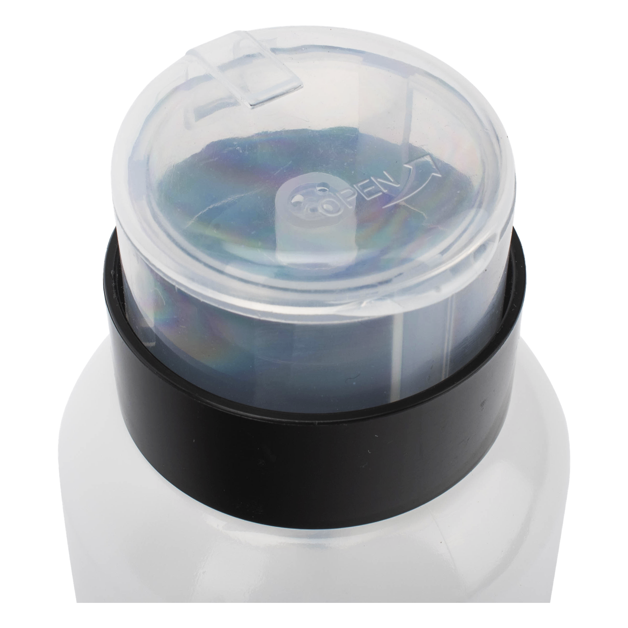 Dispensador de Alcohol / Capacidad 200 ml / Sistema Bloqueo Antiderrames / Limpieza Fibra Óptica / Diseño Compacto