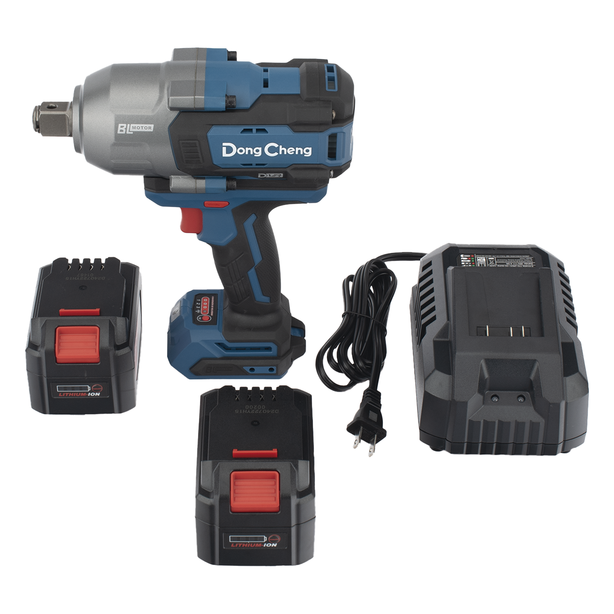Llave de Impacto Inalámbrica / 20V / Entrada 3/4 in / Par Máximo 1700 Nm / 3 Velocidades / 2 Baterías 6.0 Ah