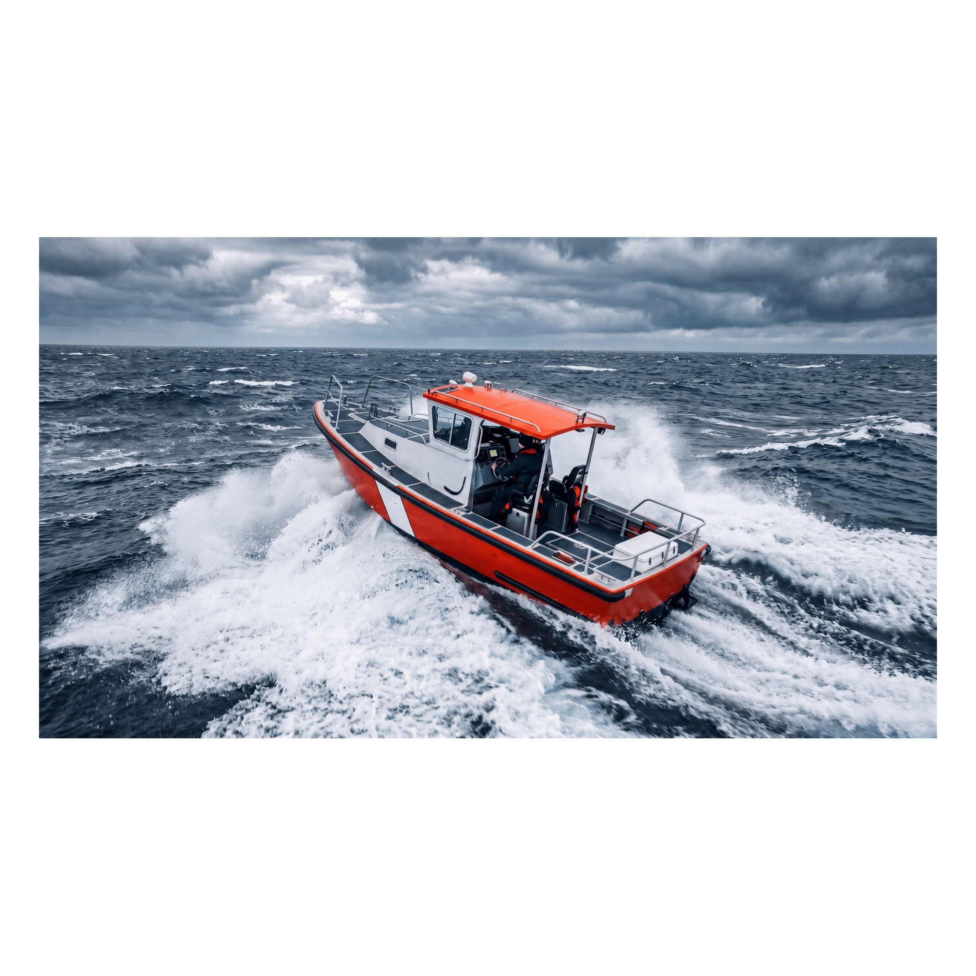 Radio Móvil Marina VHF / 25W / 1W Seleccionables / DSC Clase D con GPS / IPX4 / Monitoreo Triple Canal / Pantalla LCD / Blanco