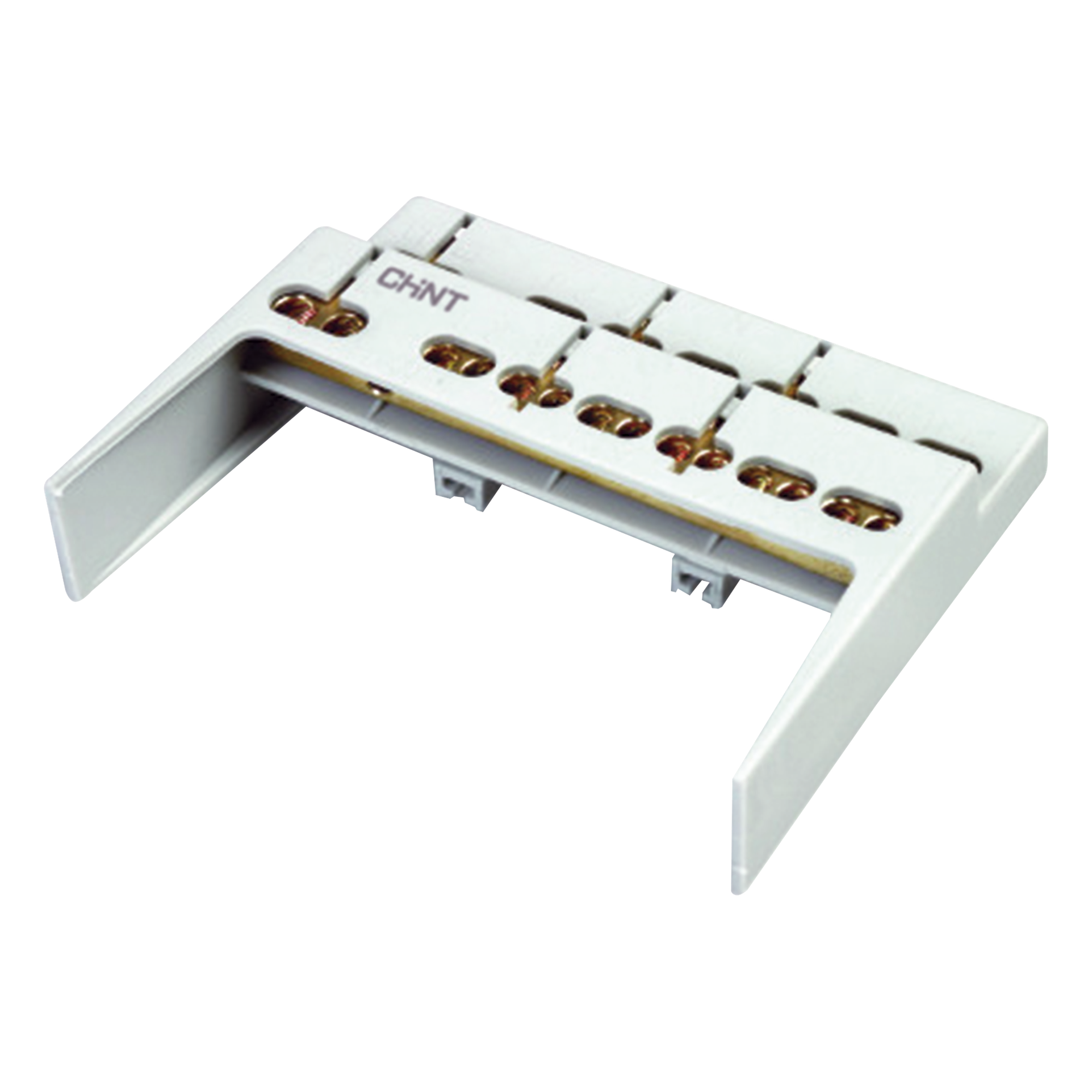 Soporte con Barra de Conexión / 4 Módulos / 4+2 Entradas / IP40 / 40A / 6kA / 400V CA — CHINT · SKU BC40M04