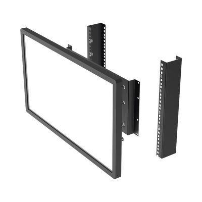 Montaje para Monitor VESA 75x75 hasta 200x200. Compatible con rack 19" 5U.