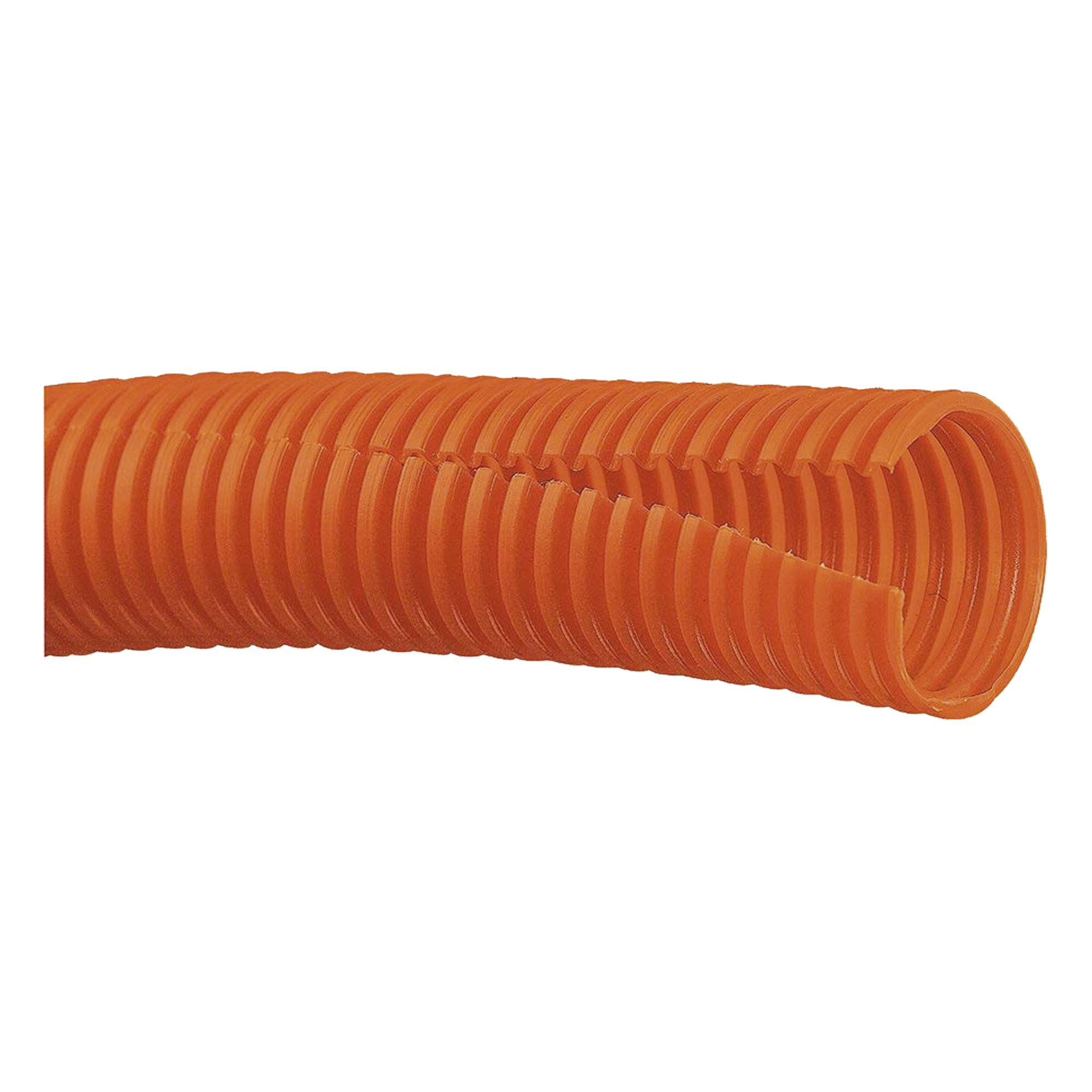 Tubo Corrugado Abierto / Diámetro Interno 12.8 mm / Longitud 30.5 m (100 ft) / Polietileno / Naranja / UL 94 HB / -40 a 50°C — PANDUIT · SKU CLT50F-C3