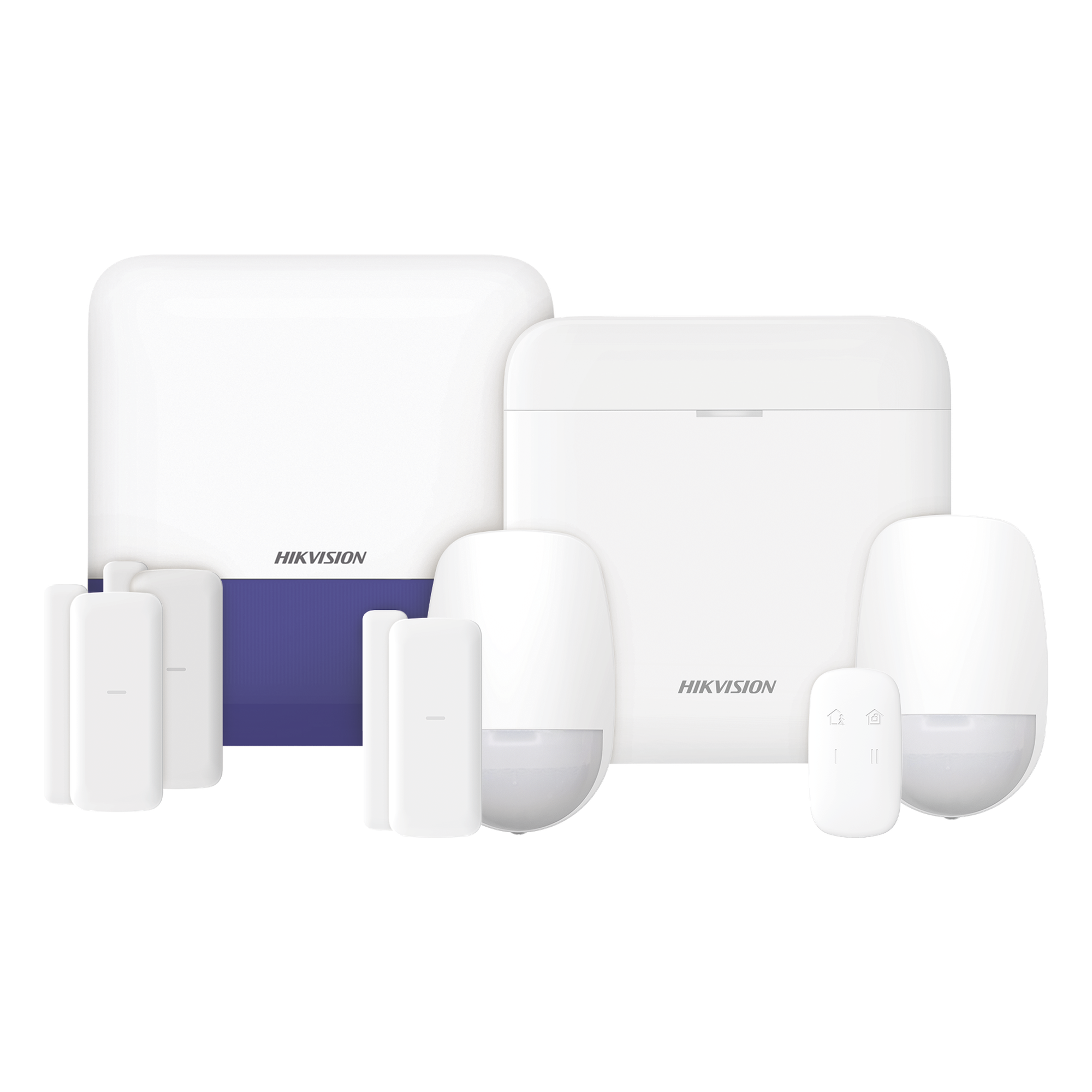 Kit de Alarma Inalámbrica / 48 Zonas / GSM 3G/4G Dual SIM / Wi-Fi 2.4 GHz / Sirena Exterior / Batería 35 h — HIKVISION · SKU DS-PWA48-KSV2