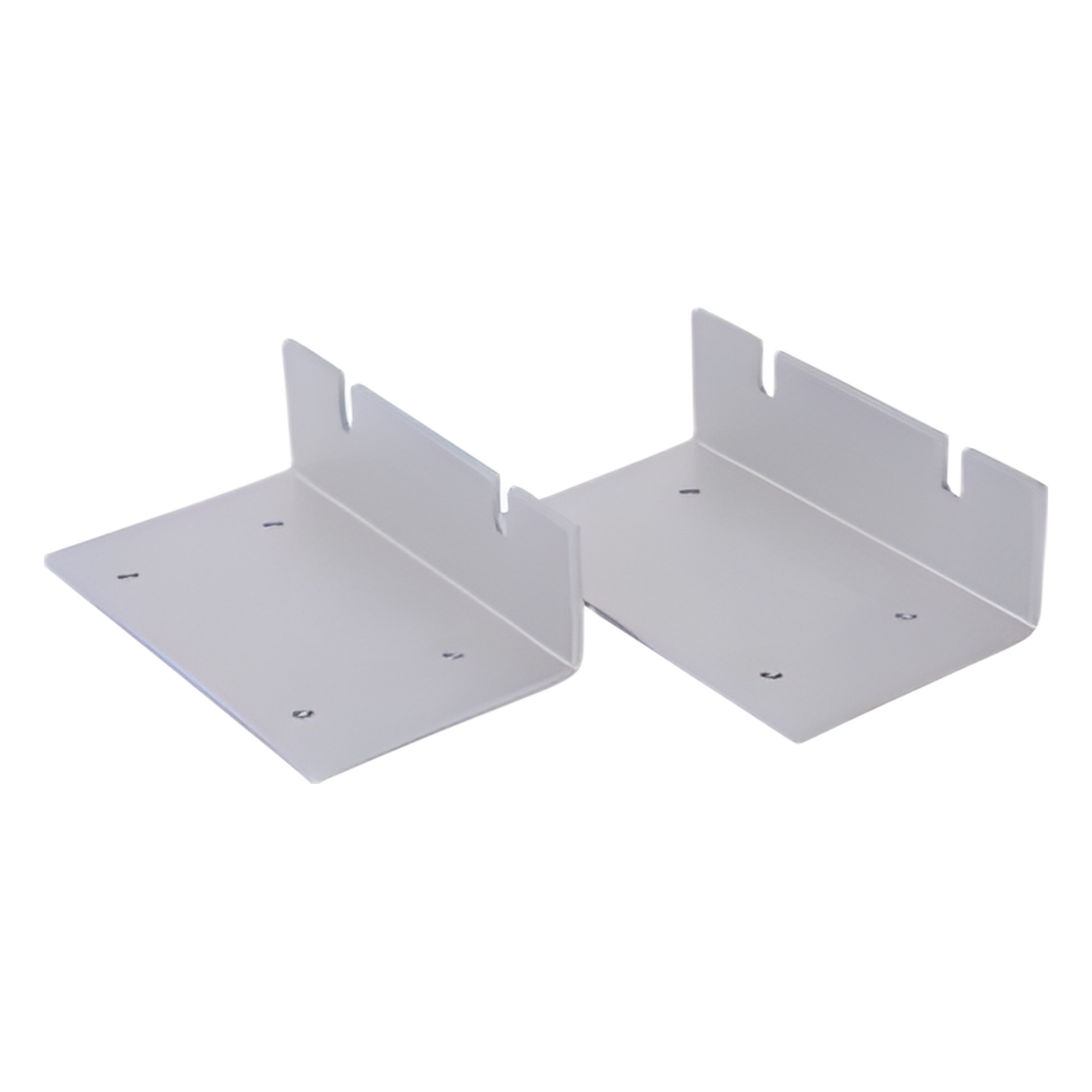 Soporte Lateral para Duplexers / Rack 19" / Acero Inoxidable / Montaje Vertical u Horizontal / Protección Sísmica — SINCLAIR · SKU SOP-LAT-SINC