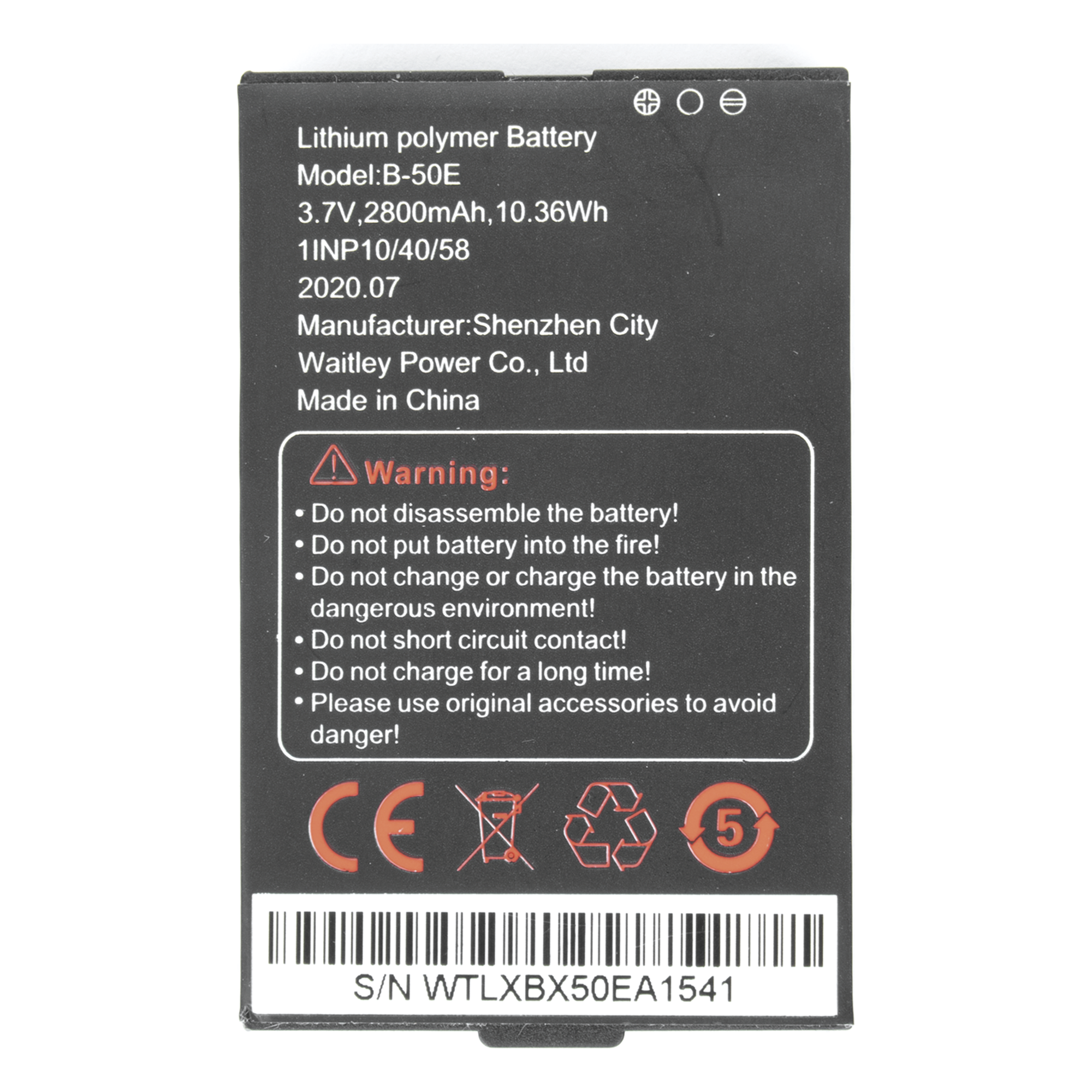 Batería Li-Po / 2800 mAh / Compatible NXPOC-130 / Diseño Compacto