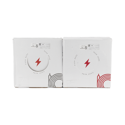 Kit de 2 rollos de 100 metros de cable fotovoltaico de cobre, rojo y negro, calibre 10 AWG (6mm²), Tipo PV,  1000/2000 V y 120°C.