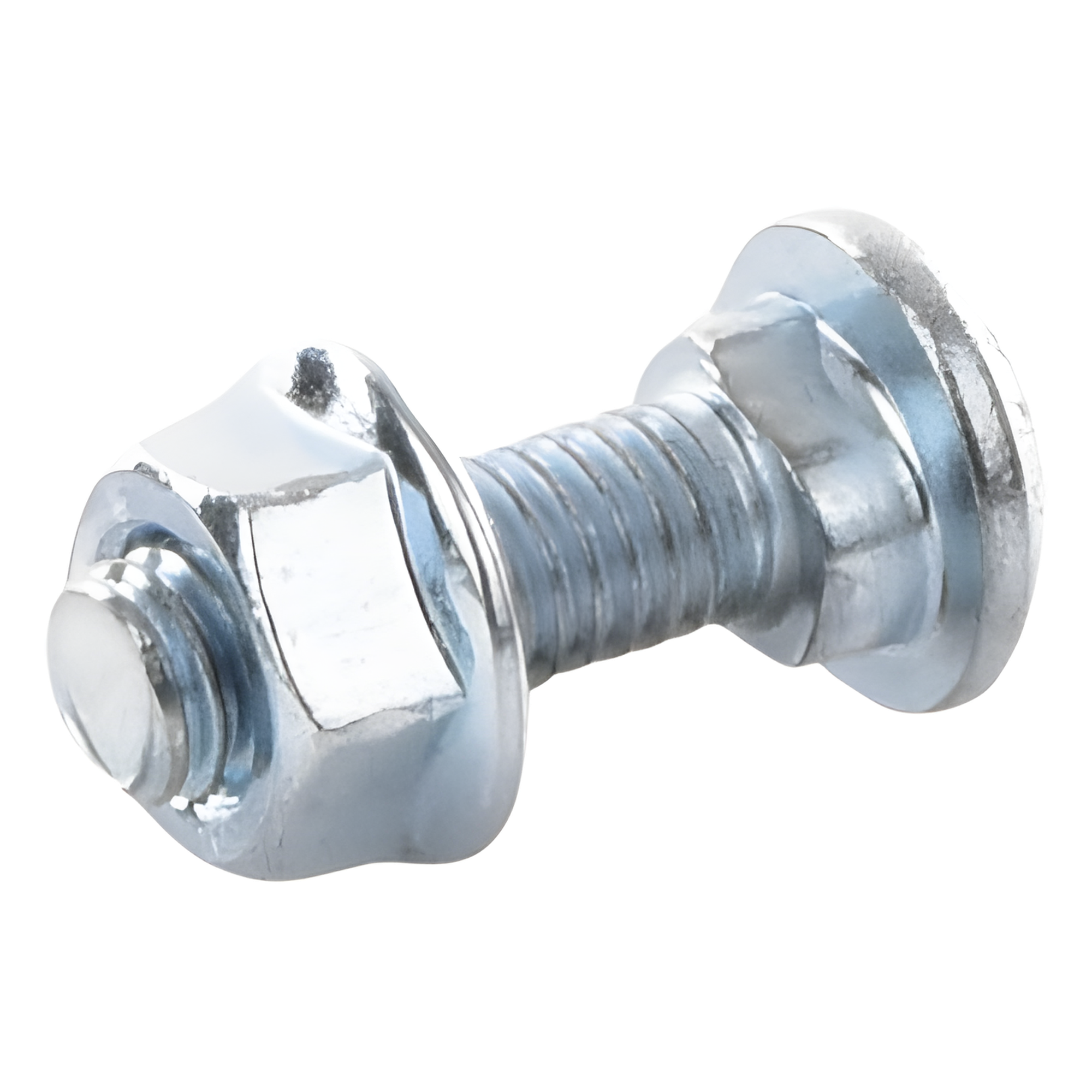 Tornillo Métrico con Tuerca / Acero al Carbono 6 mm / Largo 20 mm / Acabado Electrozincado 15-20 µm / Uso Interior