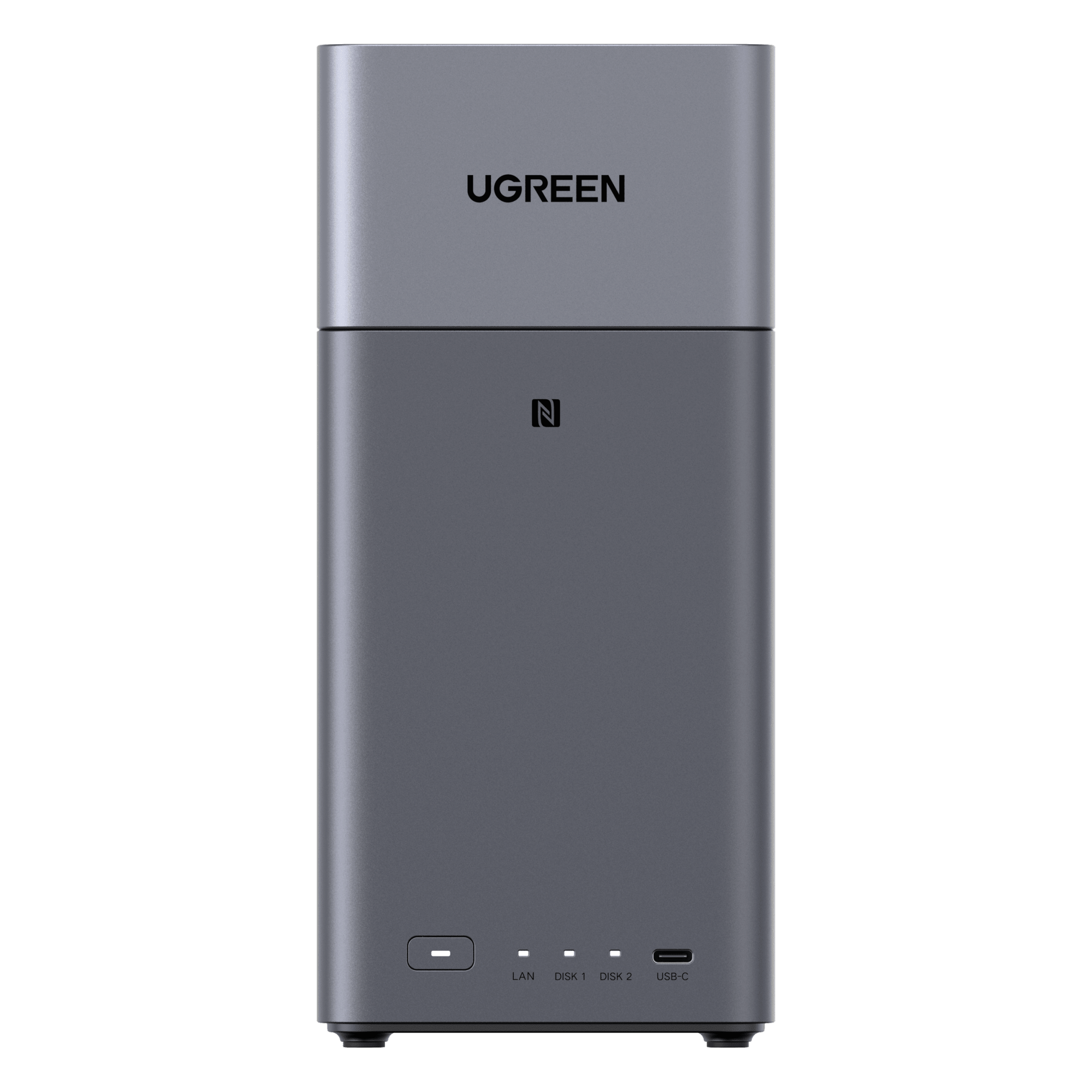 NAS de 2 Bahías / Procesador RK3576 / 4 GB DDR5 / HDMI 4K / USB-C 3.2 Gen 1 / Gigabit Ethernet / RAID 0/1-JBOD