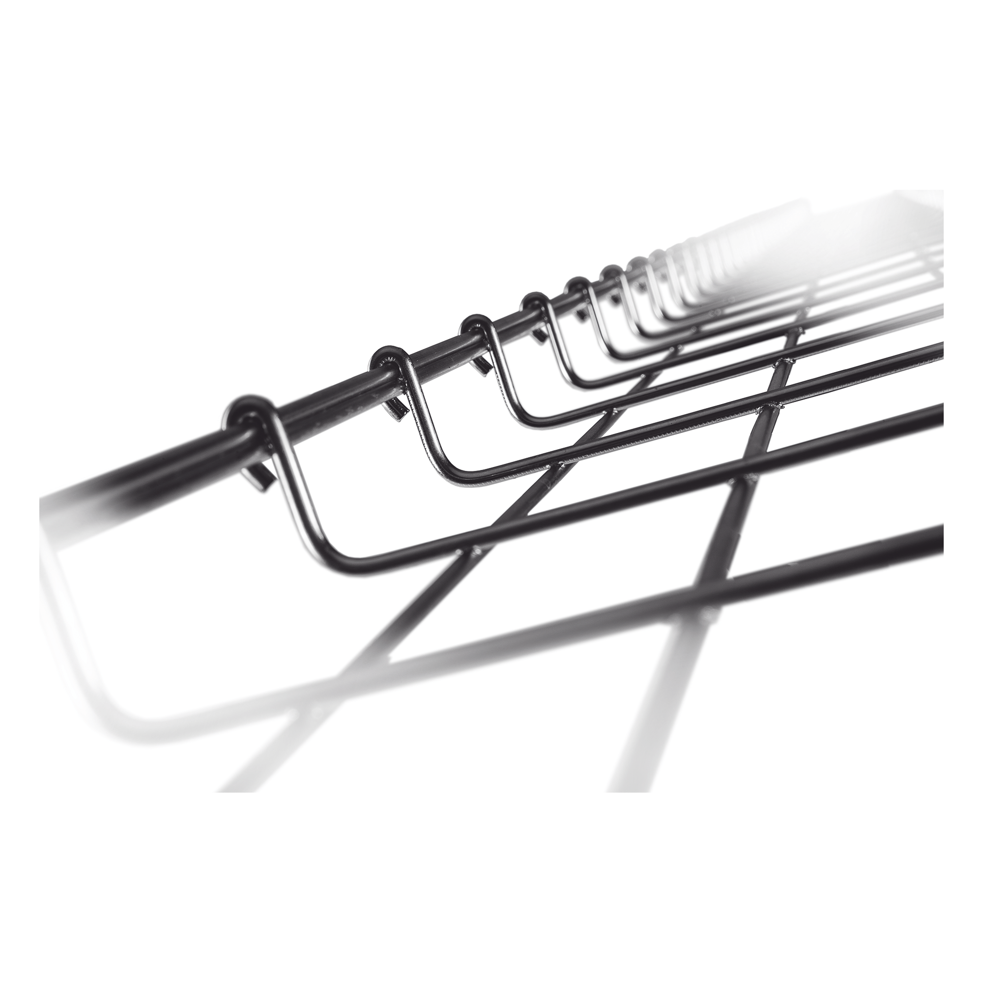 Charola Tipo Malla / Ancho 150 mm / Peralte 33 mm / Tramo 3 m (9.84 ft) / Electro Zinc / Capacidad 79 Cables Cat6