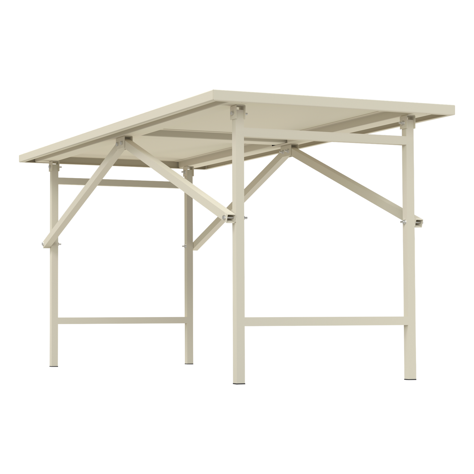 Mesa de Trabajo Plegable / 250 kg Capacidad / 1832x791x813 mm / 6.0x2.6x2.7 ft / Acabado Electrostático