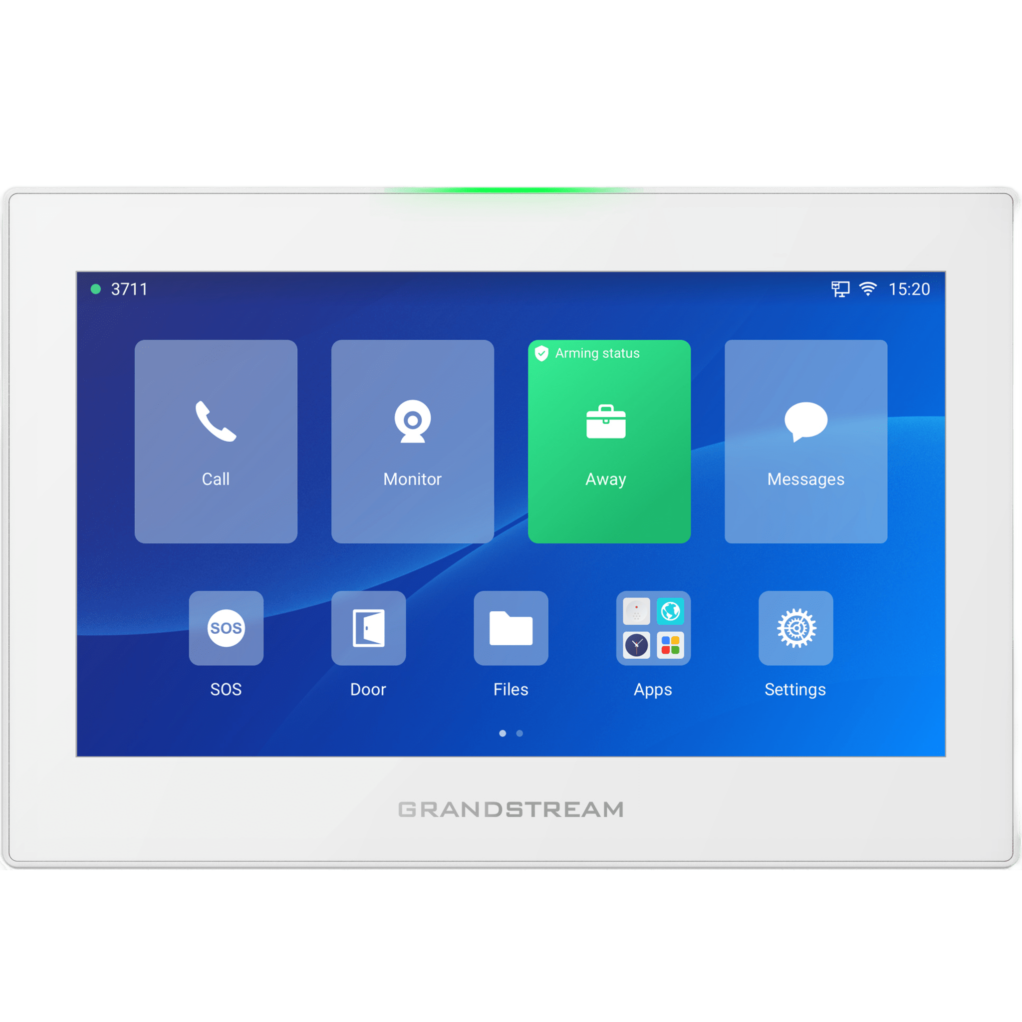 Estación de Intercomunicación SIP con Wi-Fi 6, Bluetooth y Control Total para Agendamiento de Salas y Edificios Inteligentes (Color Blanco)
