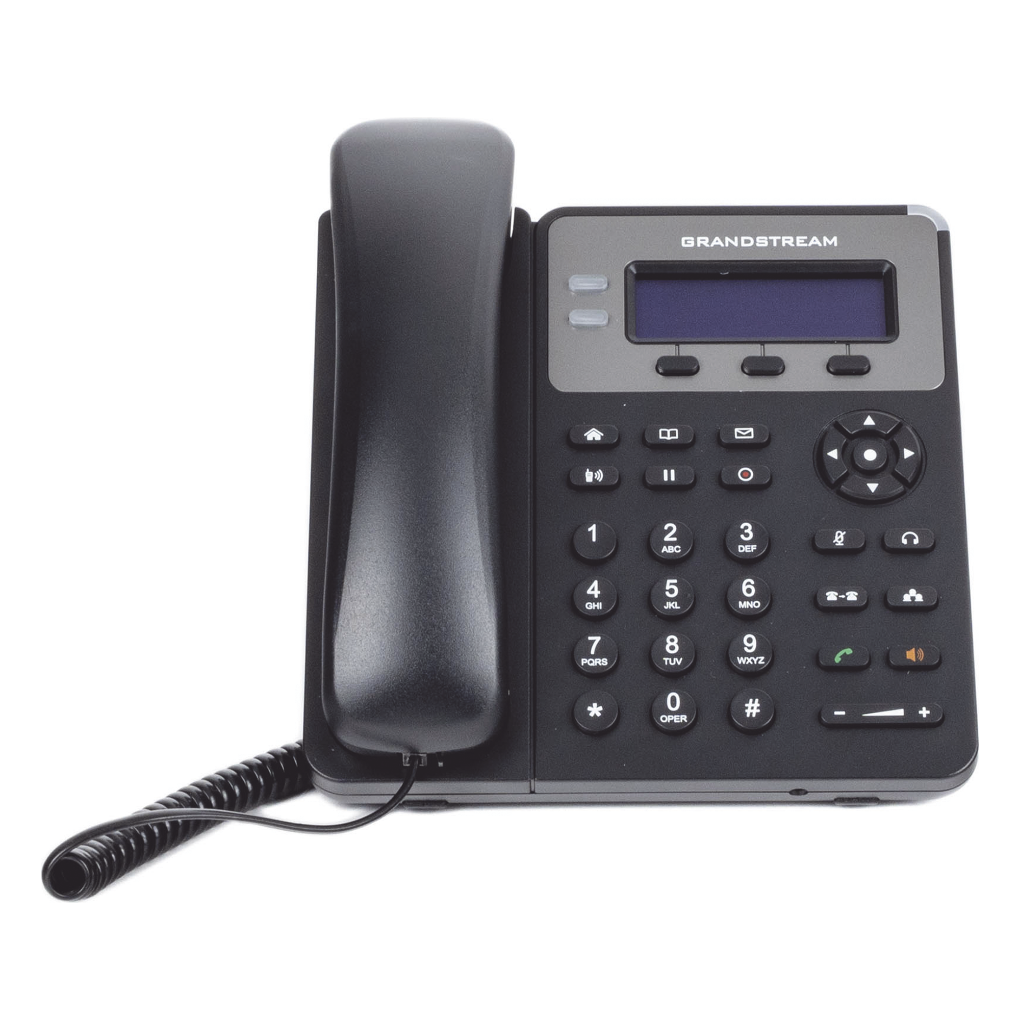 Teléfono IP / 1 Cuenta SIP / 2 Líneas / Pantalla LCD 132x48 / PoE / 3 Teclas Programables / Conferencia 3 Vías