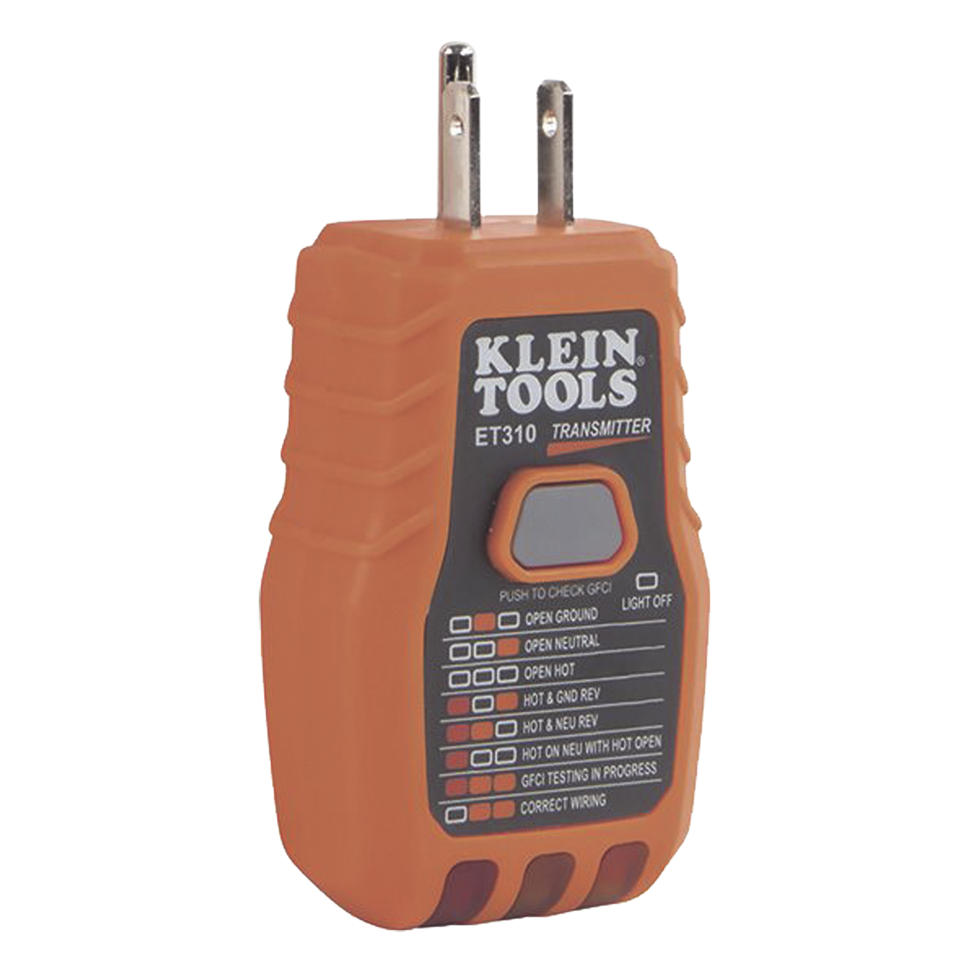 Transmisor de Reemplazo / Detector de Cortacircuitos / Probador GFCI Integrado / Resistente a Caídas de 2 m (6.6 ft) — KLEIN TOOLS · SKU ET-310-TRANS