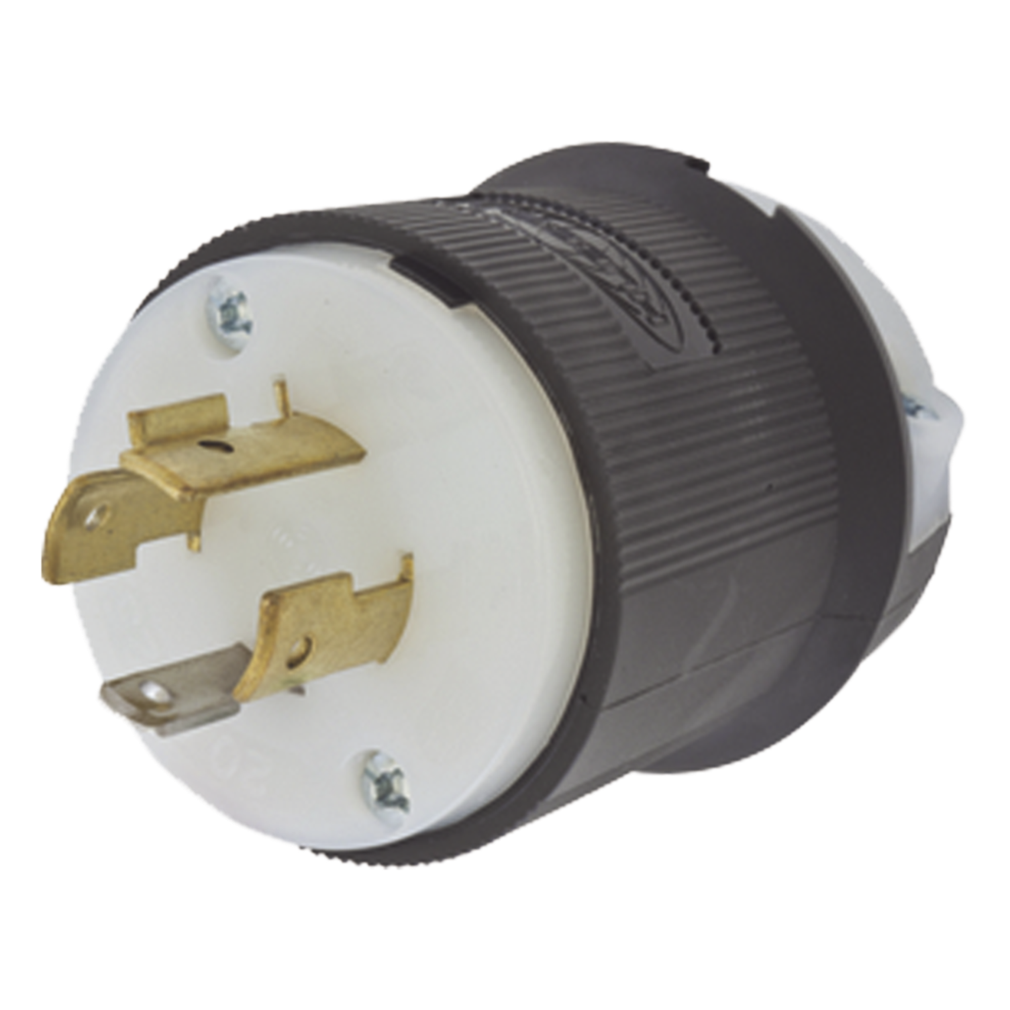 Clavija Industrial con Bloqueo de Media Vuelta / 20 A / 125/250 V CA / 3 Polos 4 Hilos / NEMA L14-20P / 2.75 in (69.85 mm) de Altura — HUBBELL · SKU HUB-HBL-2411
