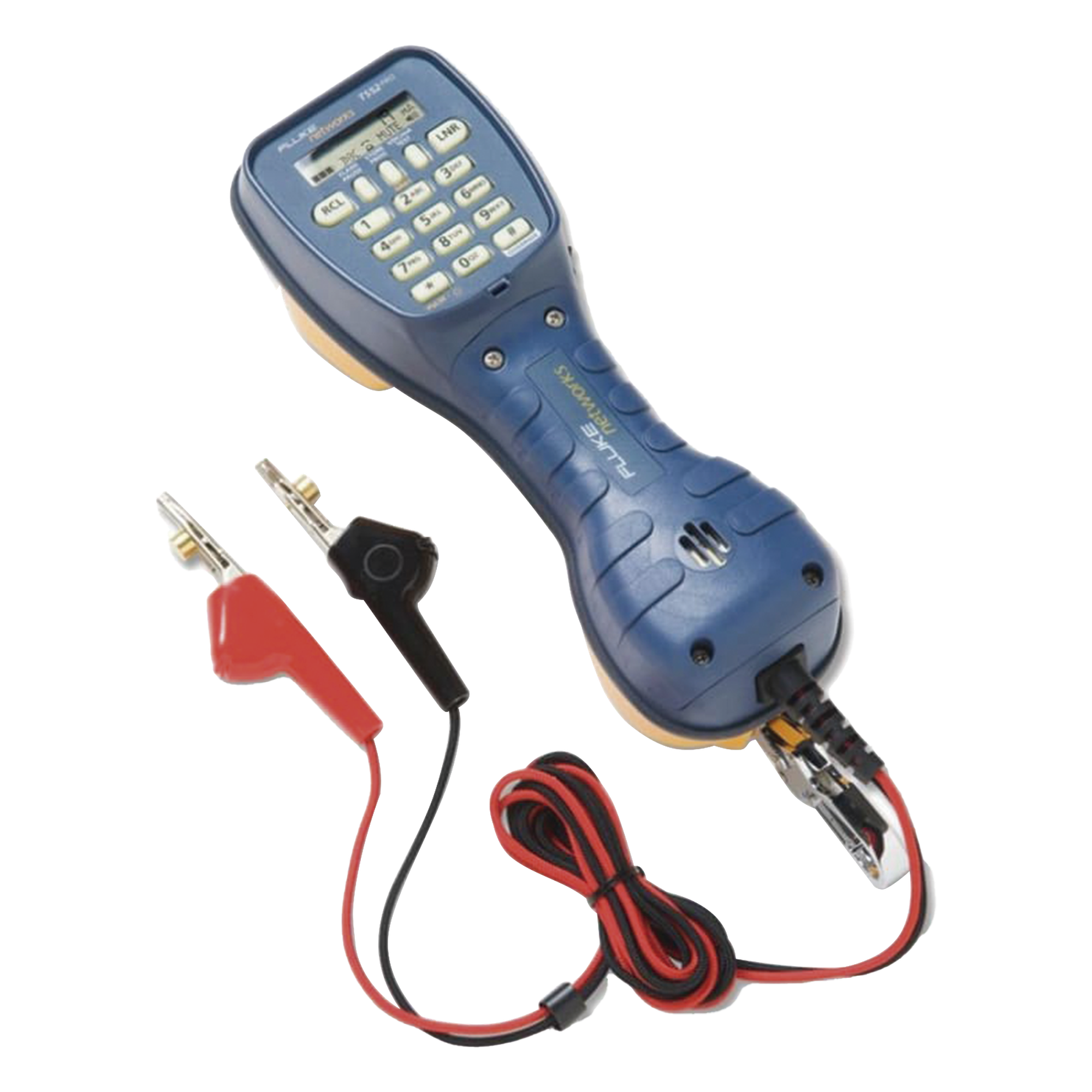 Test Set para Líneas Telefónicas / Pantalla LCD Radiante / Teclado Fosforescente / Altavoz Bidireccional / Protección DataSafe Pro — FLUKE NETWORKS · SKU 52801001