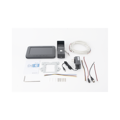 Kit de Videoportero Analógico con Pantalla LCD a Color de 7" / Frente de Calle para Exterior IP65 / Salida de Relevador 