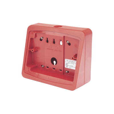 Caja de montaje en color rojo para anunciador remoto ANN-80