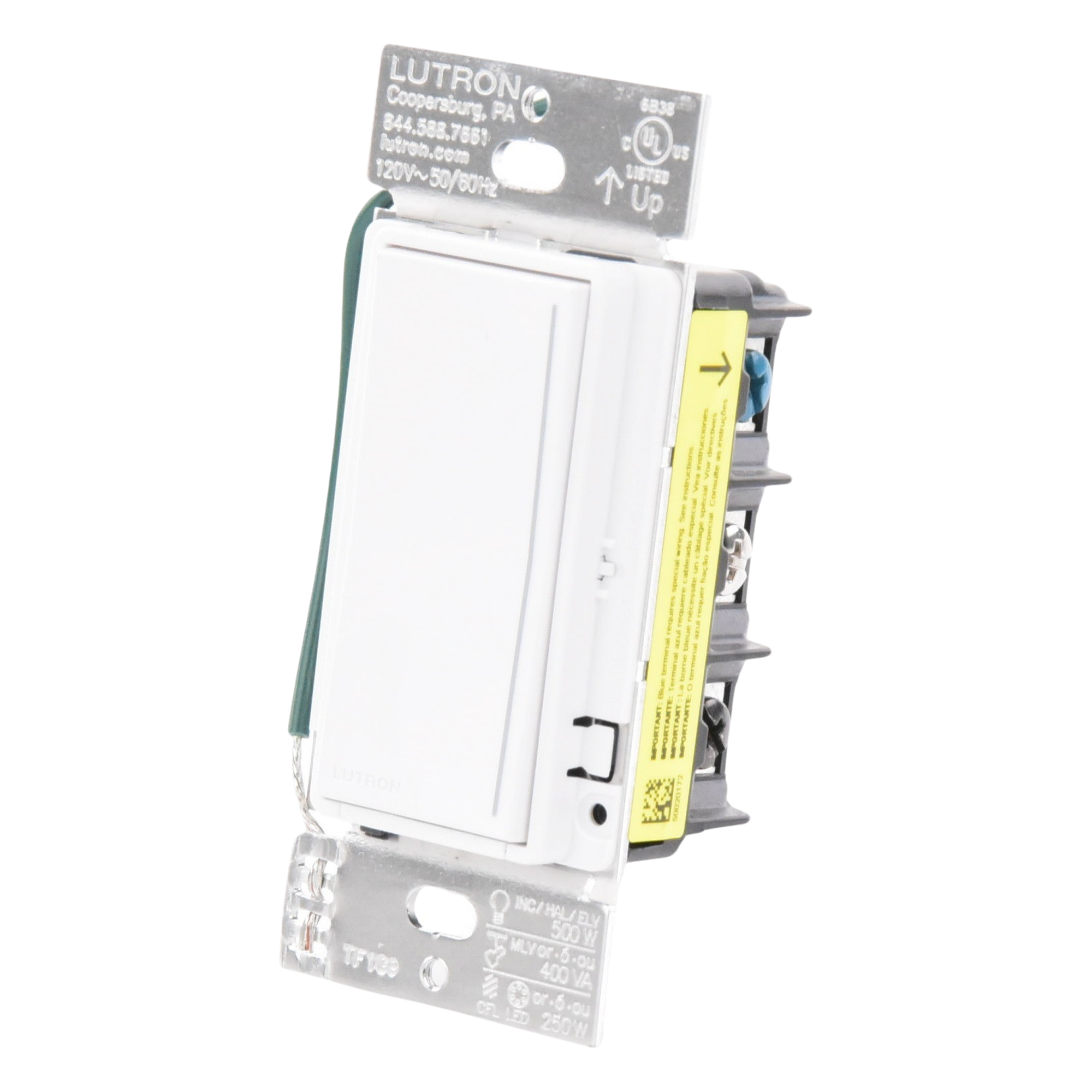 Atenuador de Pared Táctil / Control LED+ Pro / 250 W LED / 500 W Incandescente / Barra de Luz LED / RadioRA 3 — LUTRON RADIORA 3 · SKU RRSTPRONSW