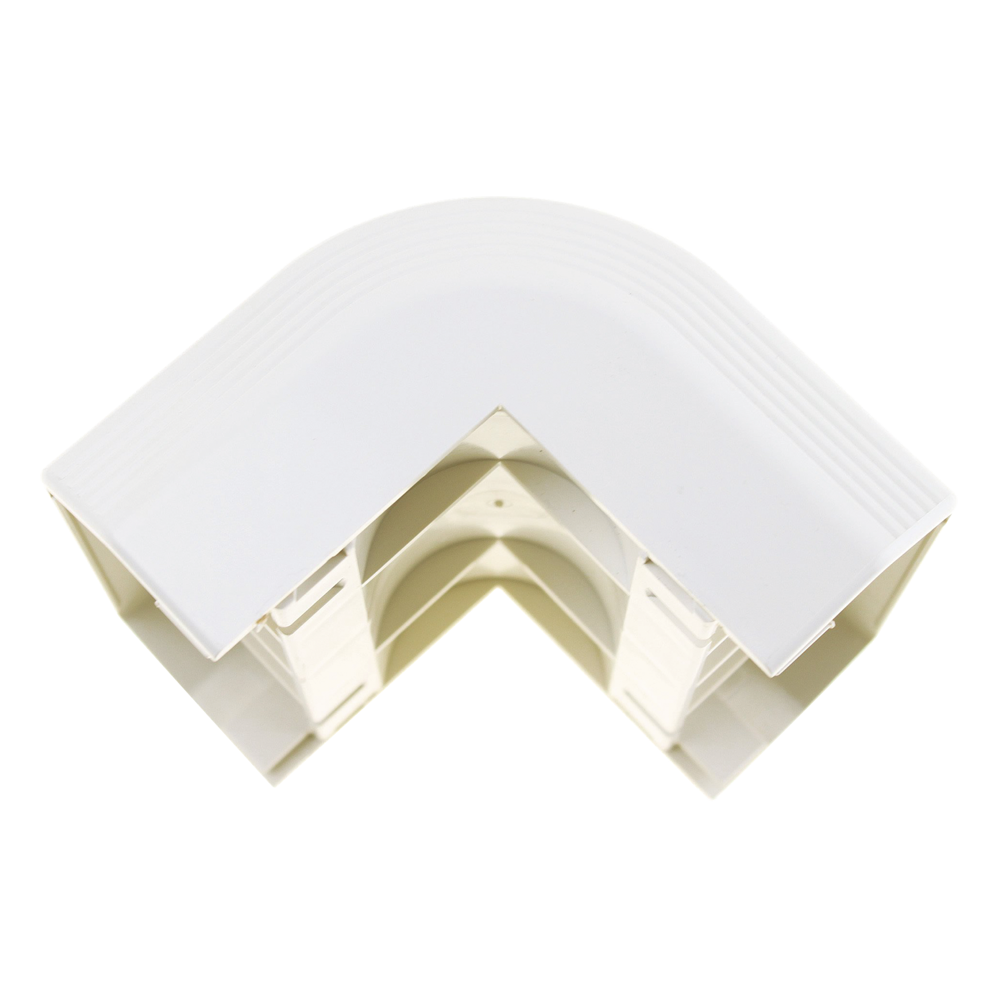 Esquinero Exterior para Canaleta / PVC Rígido / UL94V-0 / Radio de Curvatura 1 in / TIA/EIA / Blanco Mate — PANDUIT · SKU T70OCIW