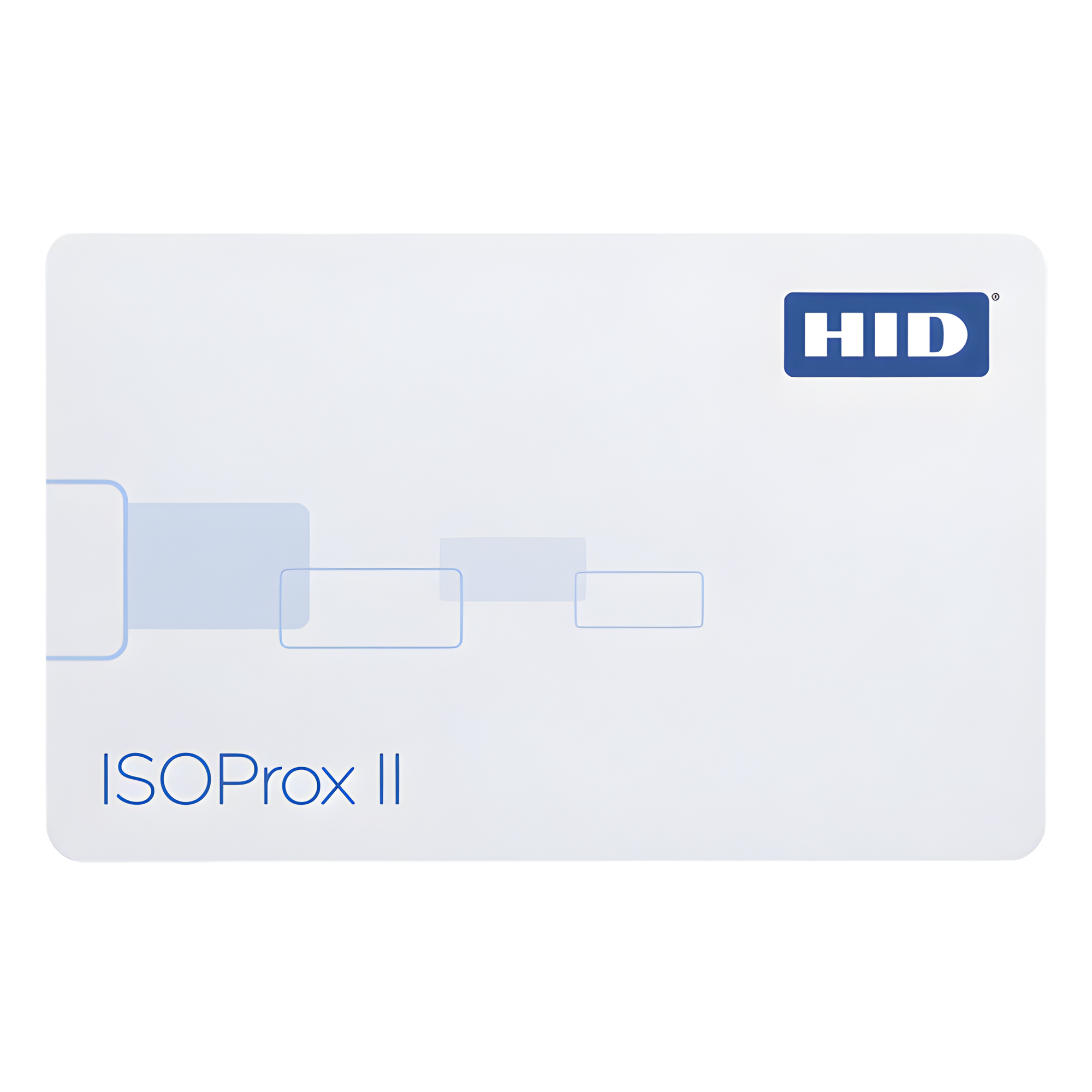 Tarjeta de Proximidad / Formato 26 y 48 Bits / Alcance 20 cm (7.9 in) / PVC / Perforación Vertical — HID · SKU ISOPROXV